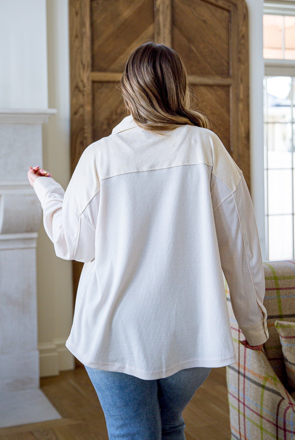 All A Dream Shacket In Ivory (Online Exclusive) - Uptown Boutique Ramona