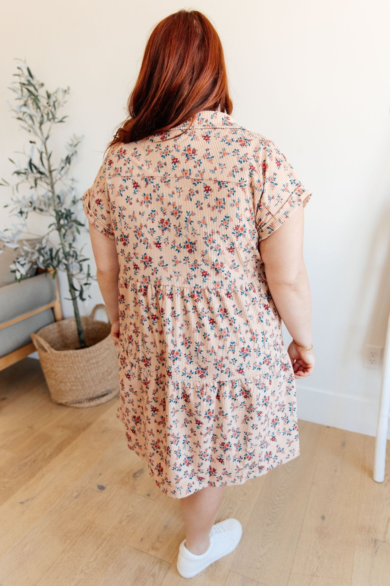 Anywhere You Go I'll Be Collared Dress (Online Exclusive) - Uptown Boutique Ramona