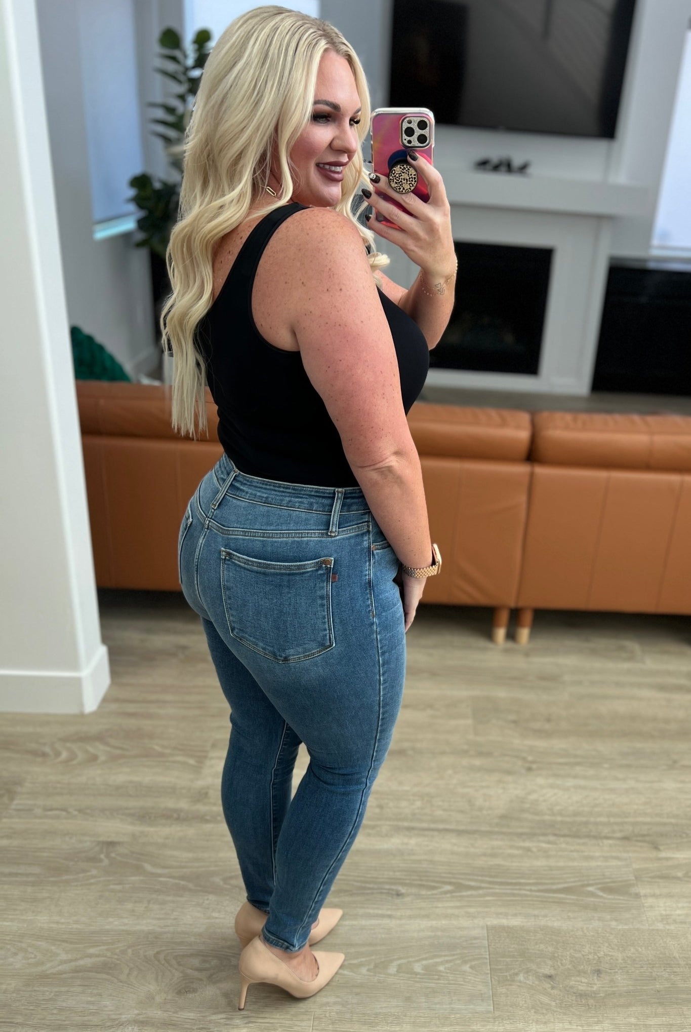 Bryant High Rise Thermal Skinny Jean (Online Exclusive) - Uptown Boutique Ramona