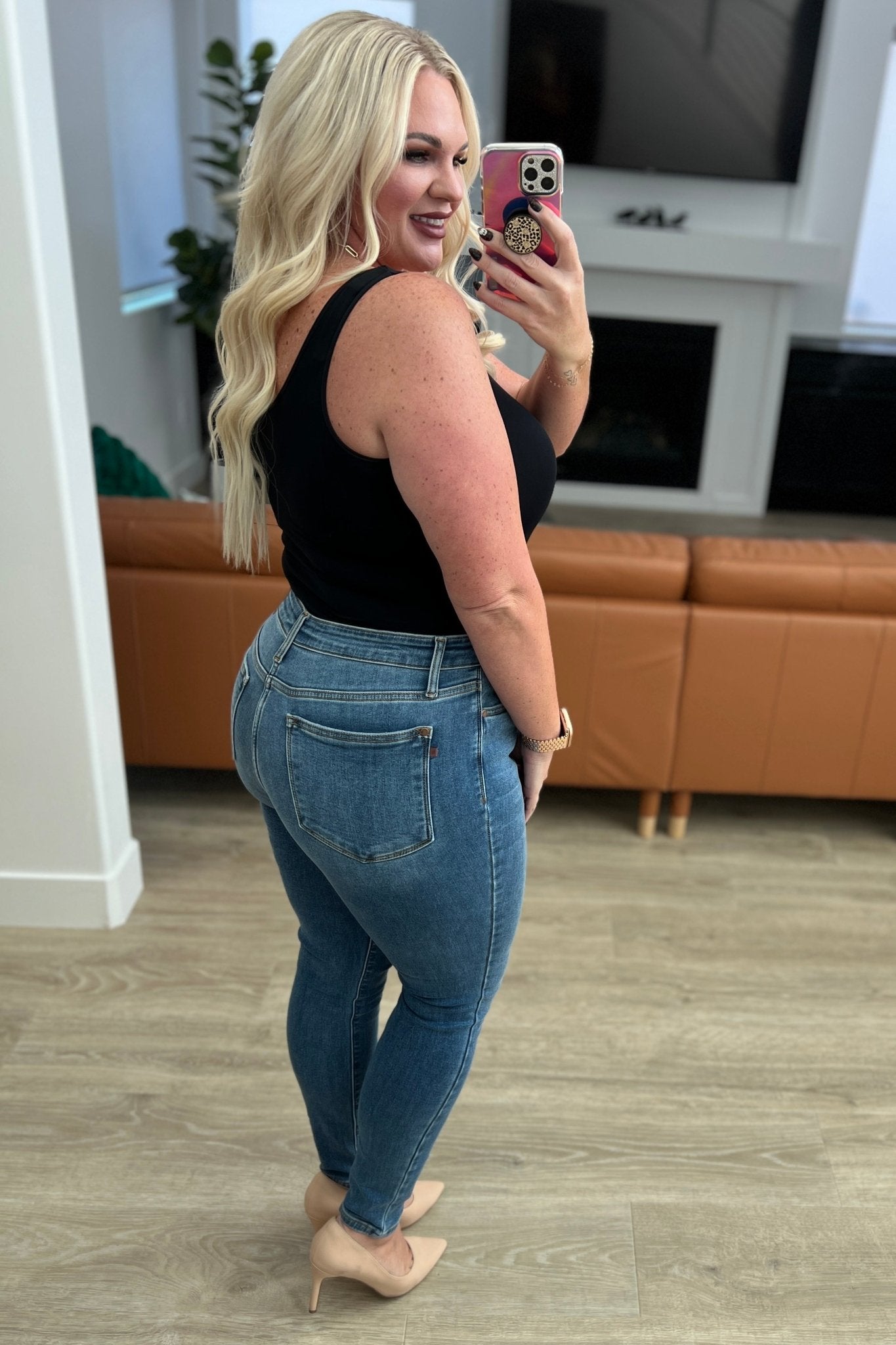 Bryant High Rise Thermal Skinny Jean (Online Exclusive) - Uptown Boutique Ramona