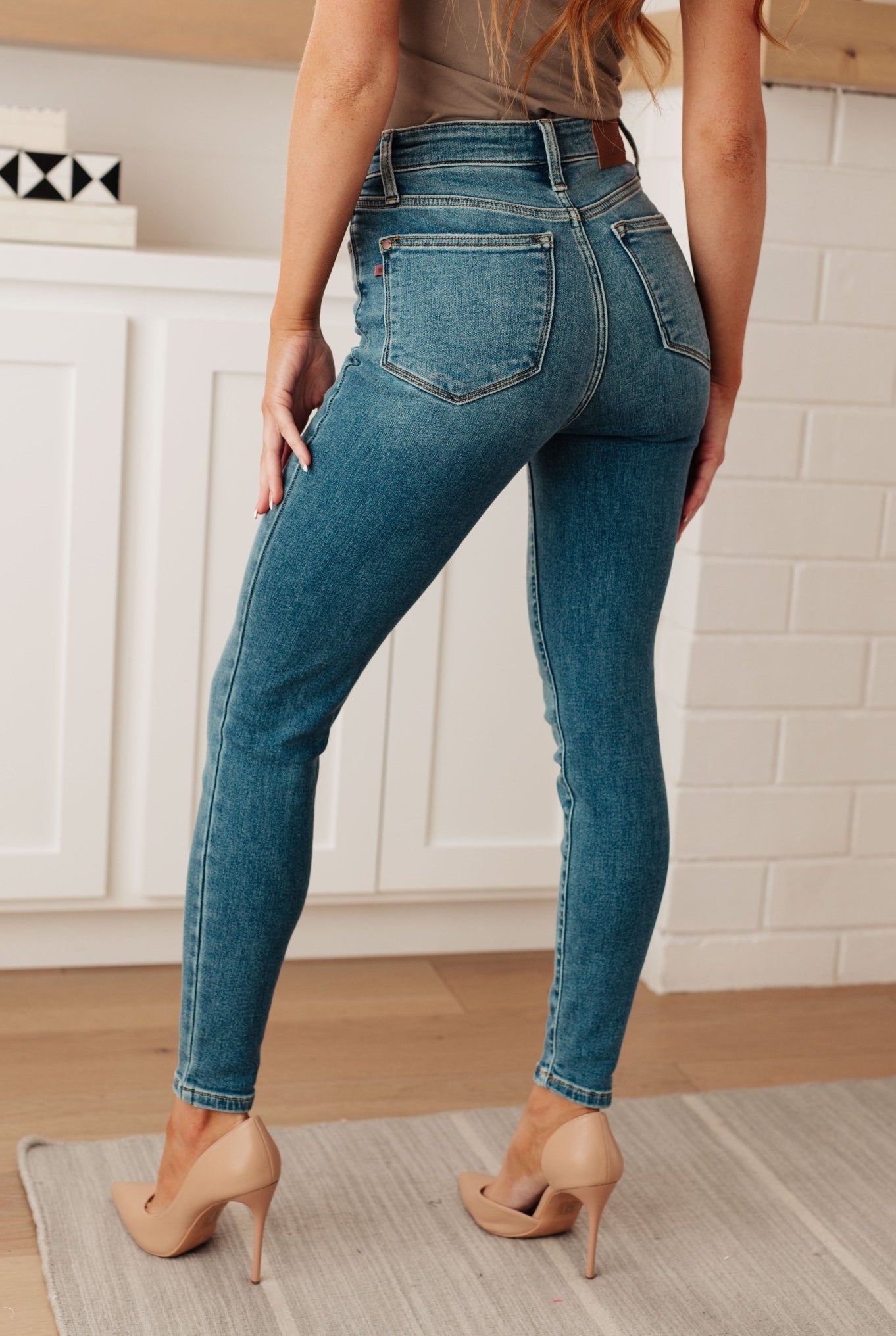 Bryant High Rise Thermal Skinny Jean (Online Exclusive) - Uptown Boutique Ramona