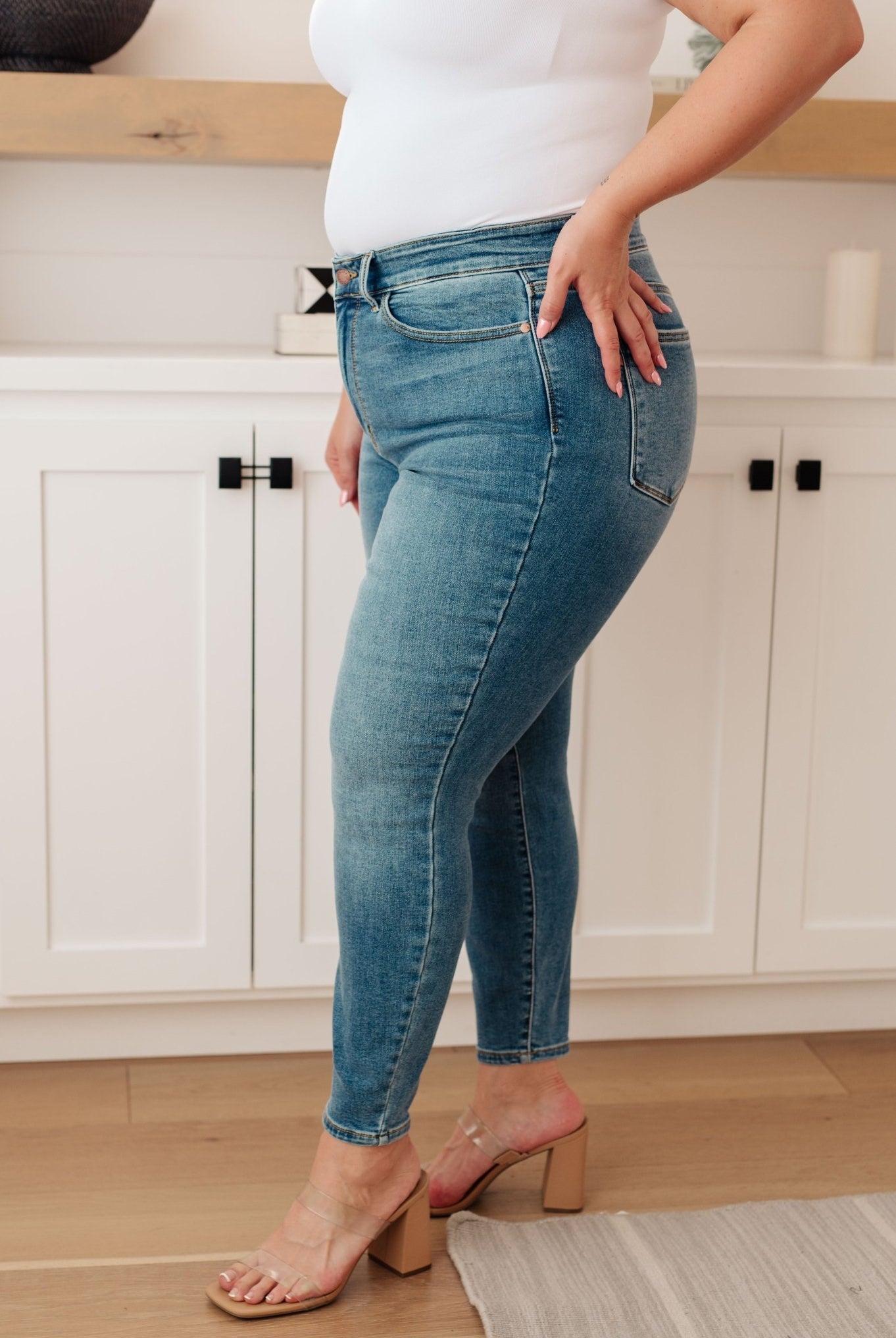 Bryant High Rise Thermal Skinny Jean (Online Exclusive) - Uptown Boutique Ramona