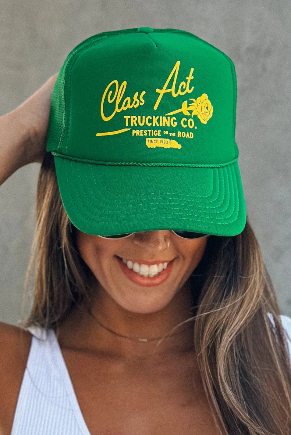 Class Act Trucker Hat - Uptown Boutique Ramona