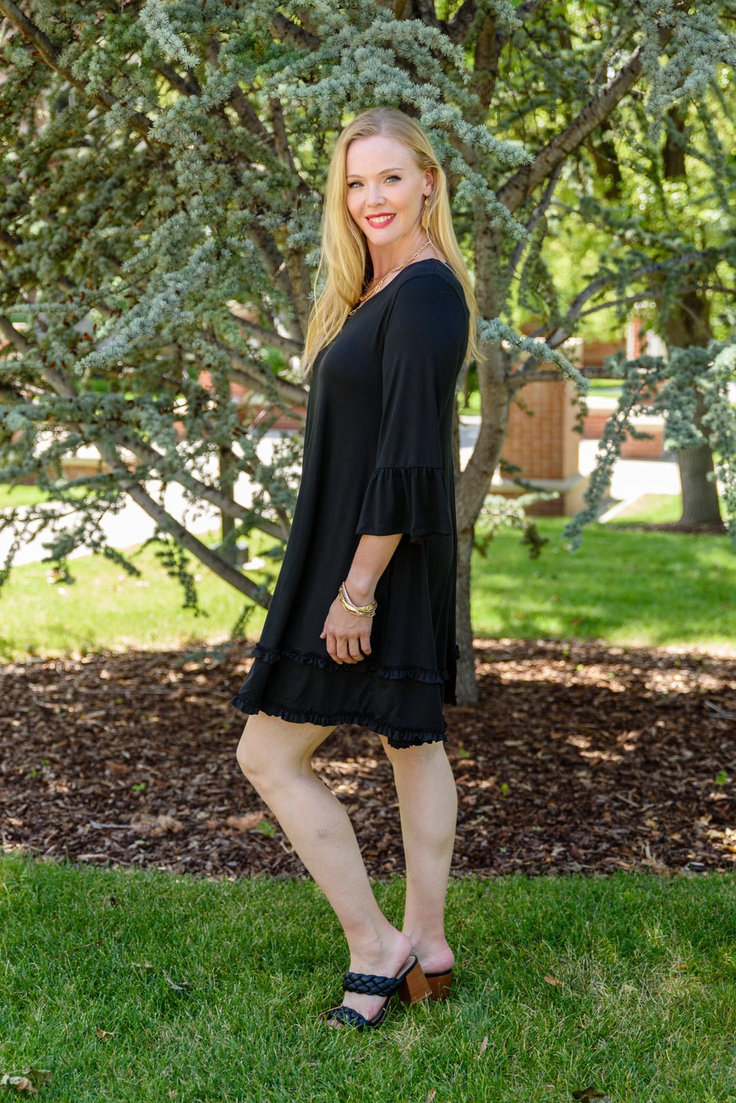 Coast Dress in Black (Online Exclusive) - Uptown Boutique Ramona