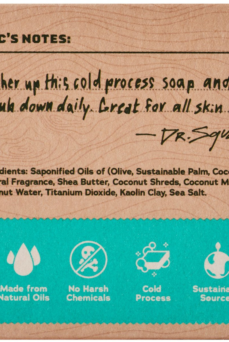 Coconut Castaway Bar Soap - Uptown Boutique Ramona