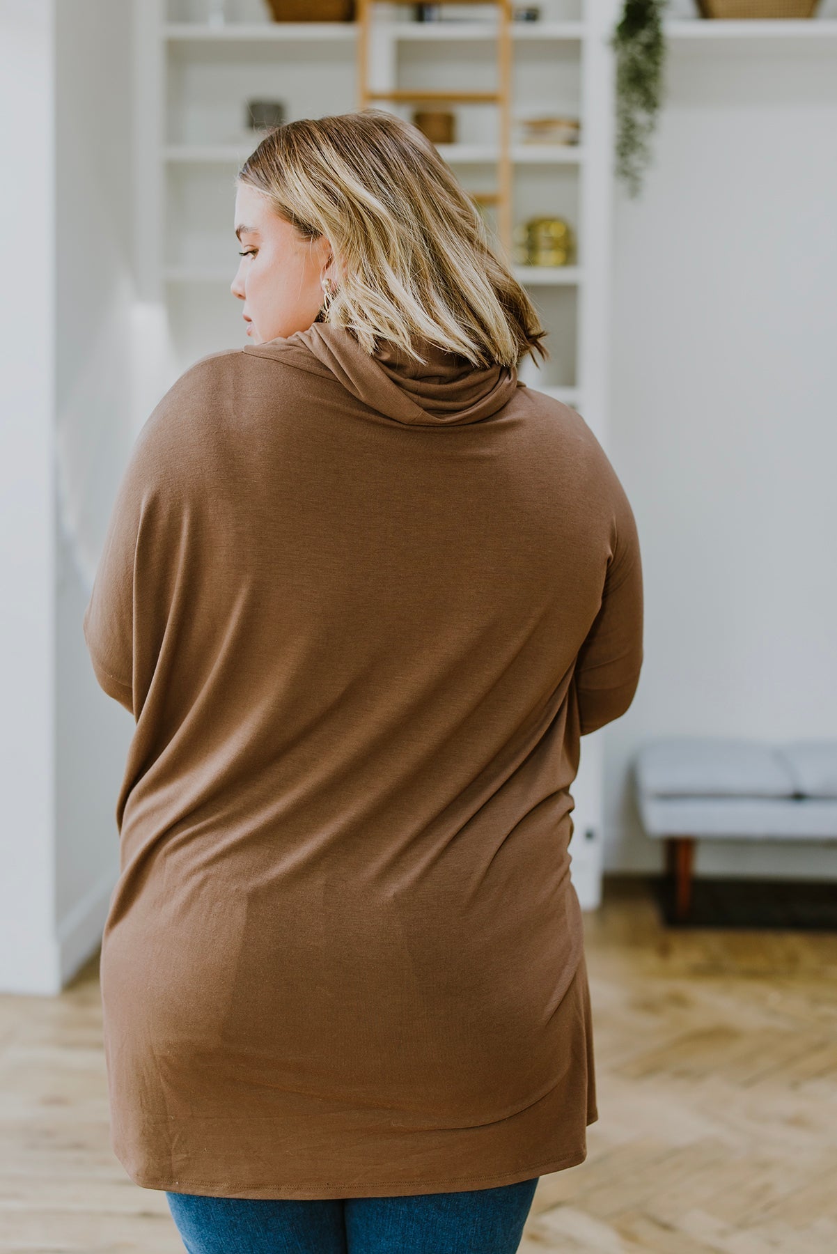 Comfort First Cowl Neck Hi - Low Long Sleeve (Online Exclusive) - Uptown Boutique Ramona