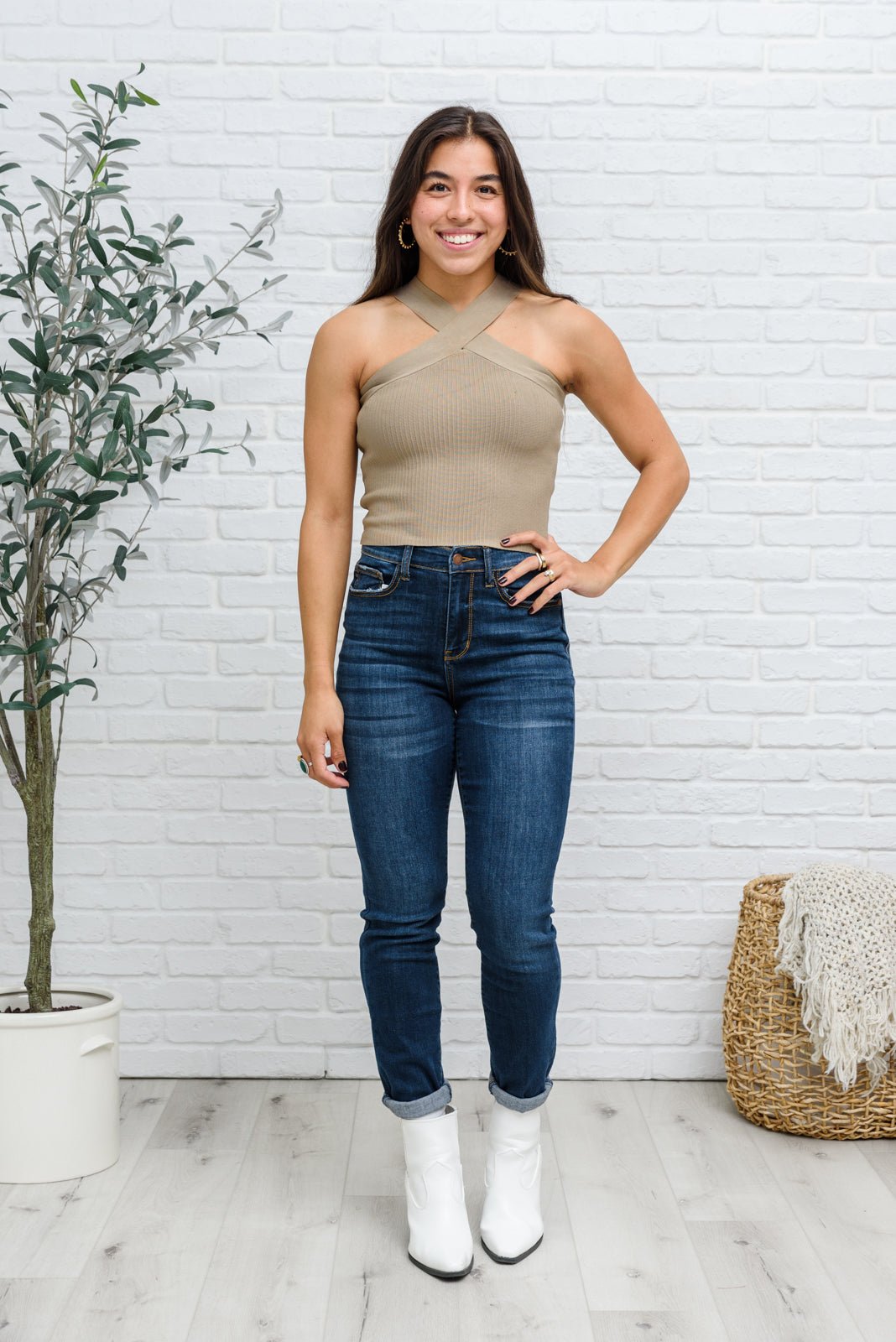 Crossways Halter Top (Online Exclusive) - Uptown Boutique Ramona