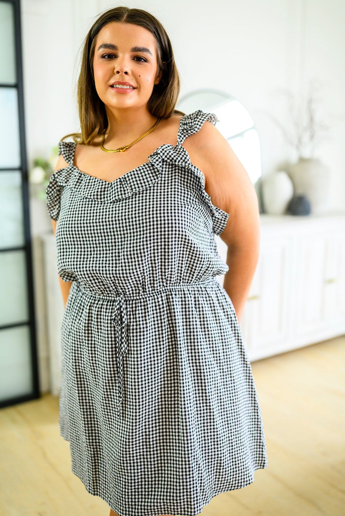 Day Date Gingham Dress (Online Exclusive) - Uptown Boutique Ramona