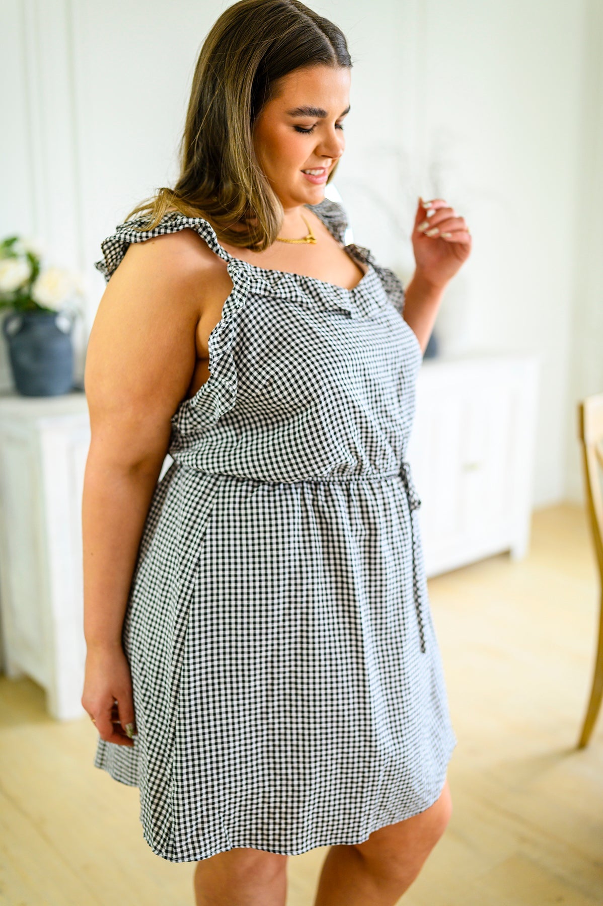Day Date Gingham Dress (Online Exclusive) - Uptown Boutique Ramona