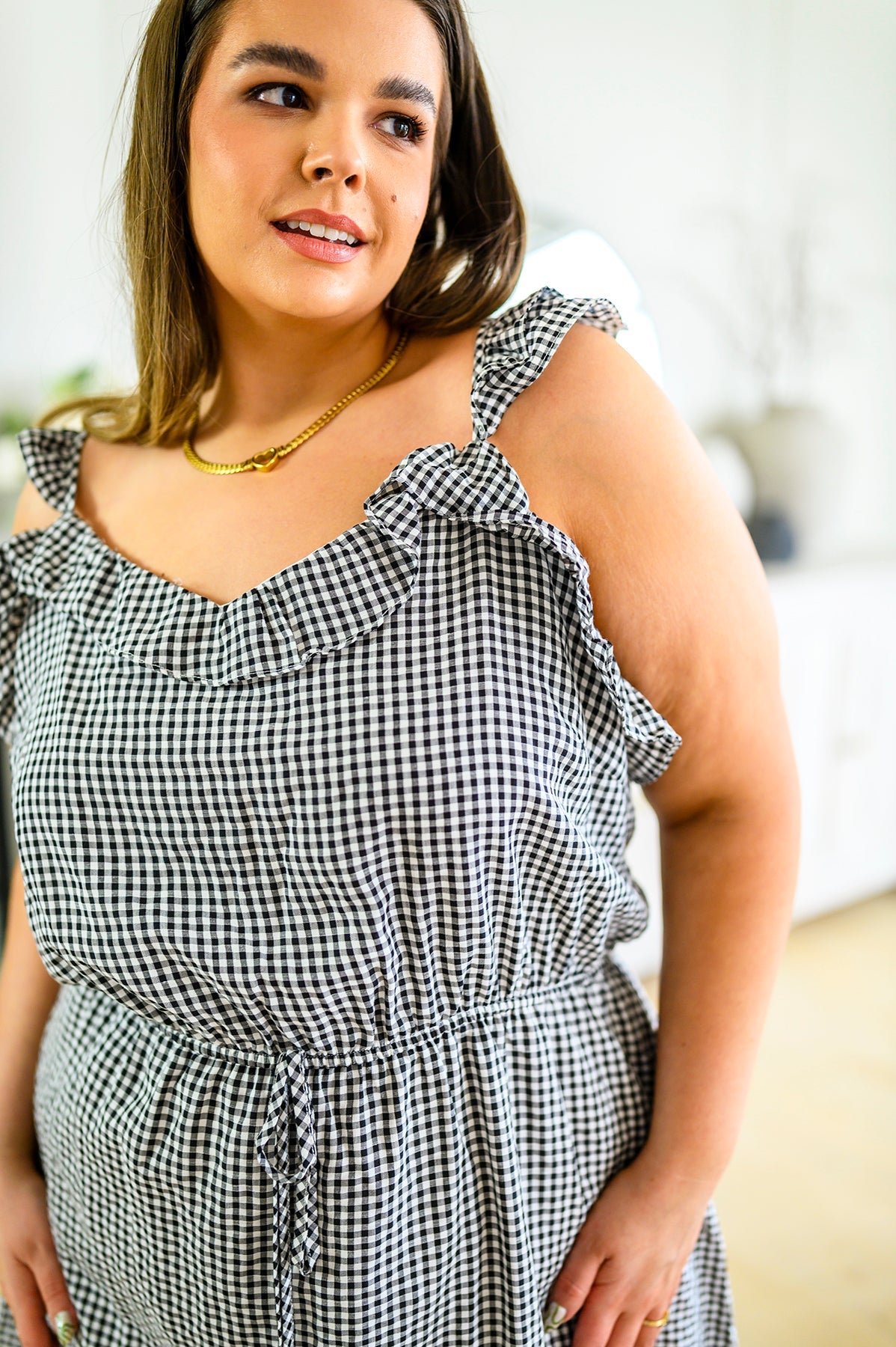 Day Date Gingham Dress (Online Exclusive) - Uptown Boutique Ramona