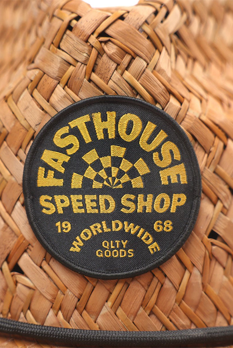 Deco Straw Hat - Uptown Boutique Ramona