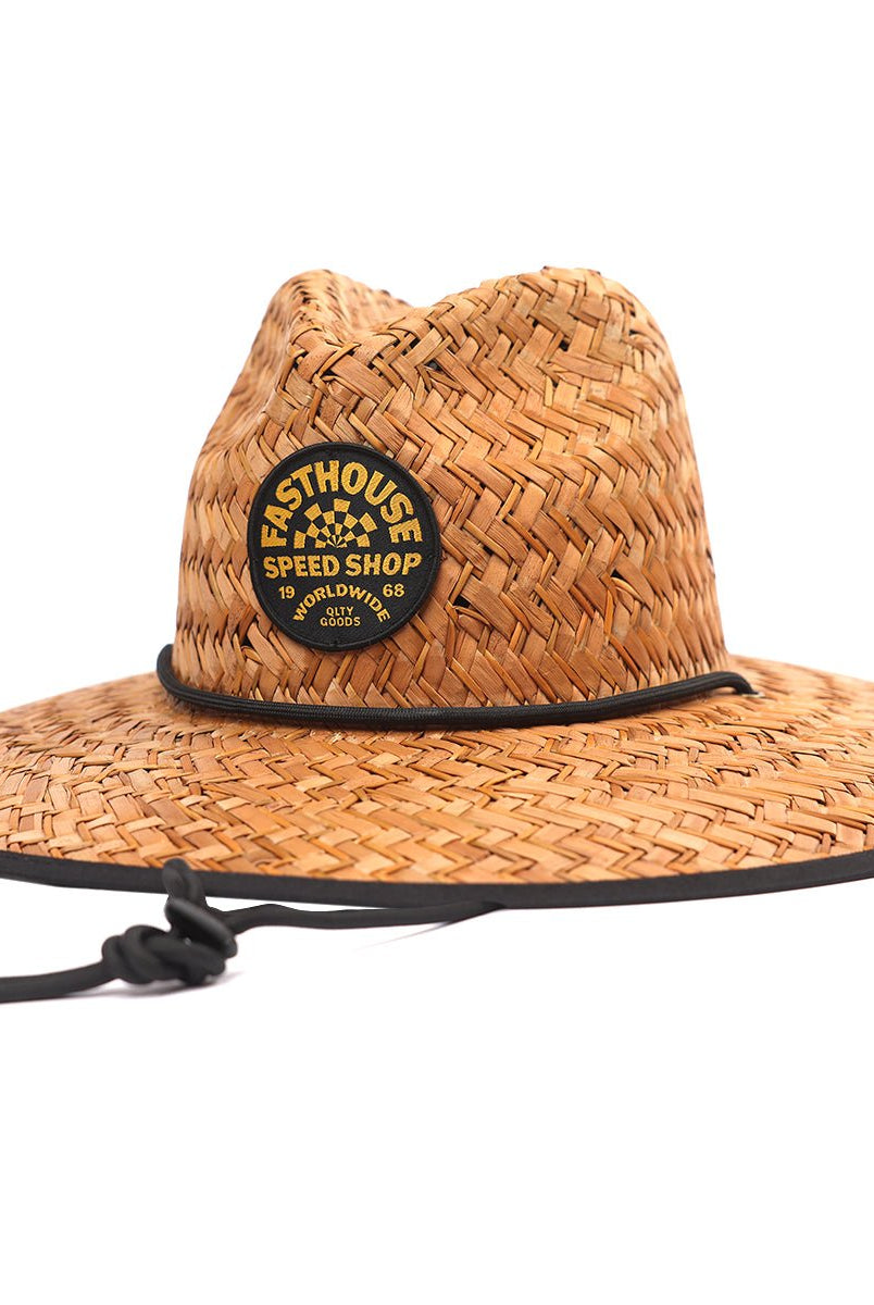 Deco Straw Hat - Uptown Boutique Ramona