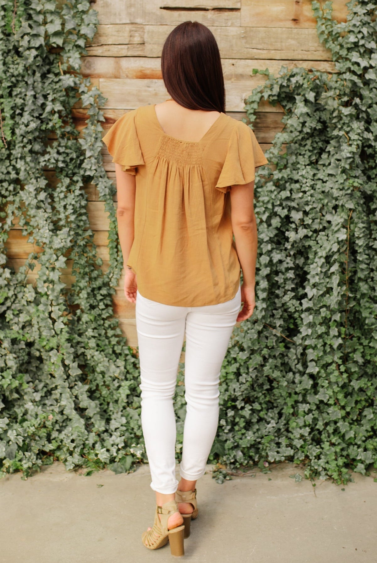Envy Me Top in Taupe (Online Exclusive) - Uptown Boutique Ramona