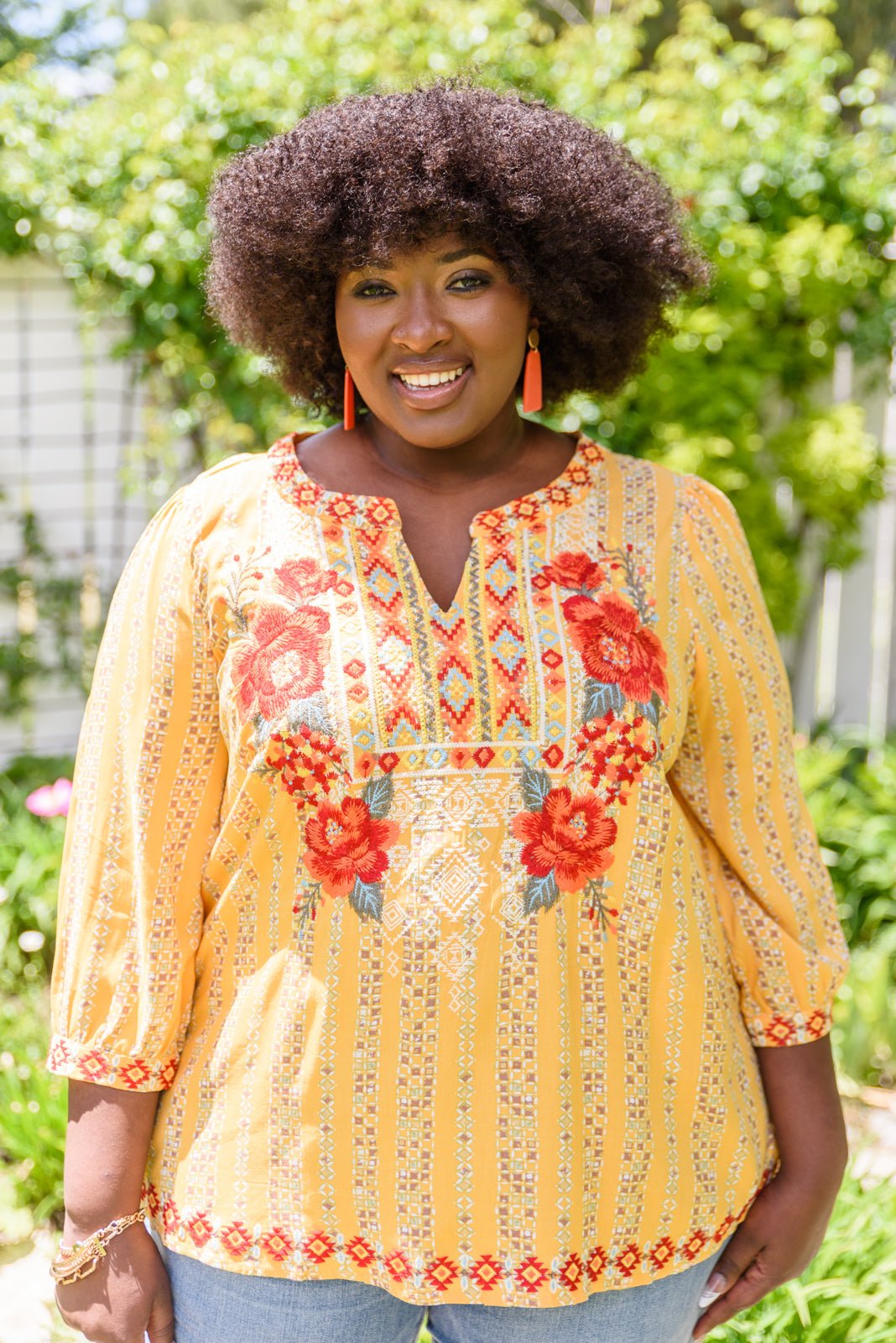 Freehand Art Shirt (Online Exclusive) - Uptown Boutique Ramona