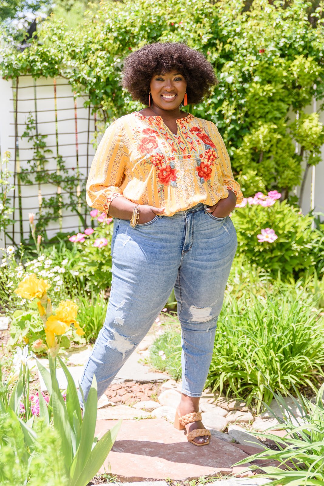 Freehand Art Shirt (Online Exclusive) - Uptown Boutique Ramona