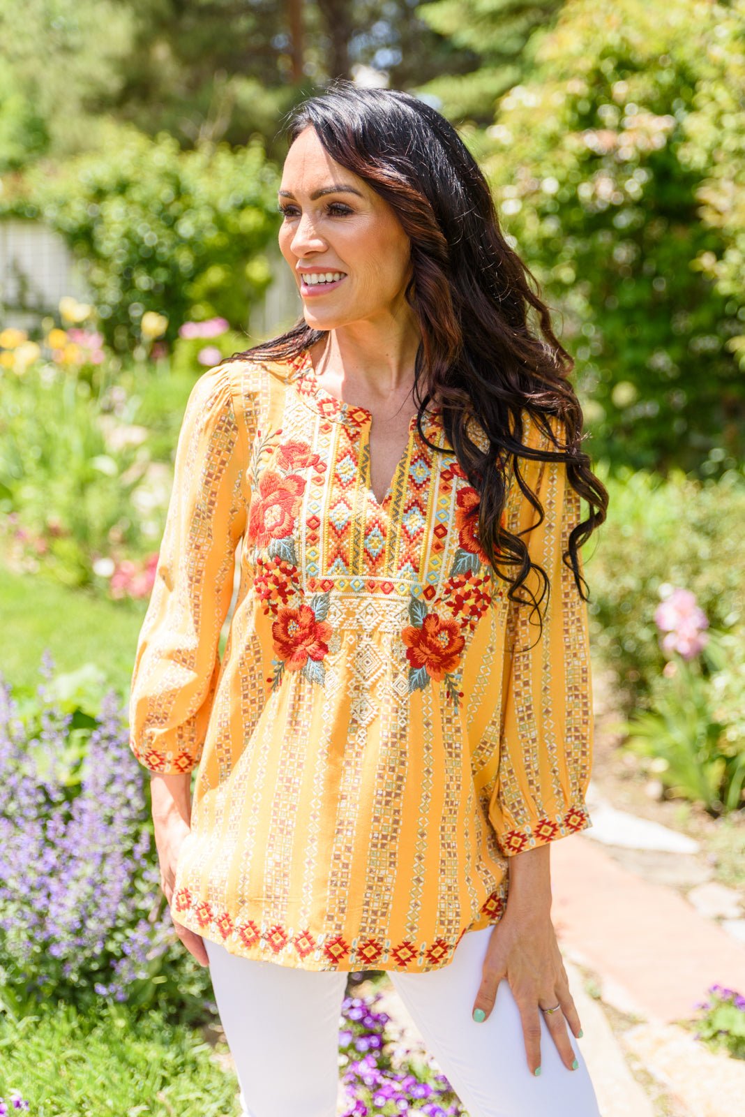 Freehand Art Shirt (Online Exclusive) - Uptown Boutique Ramona