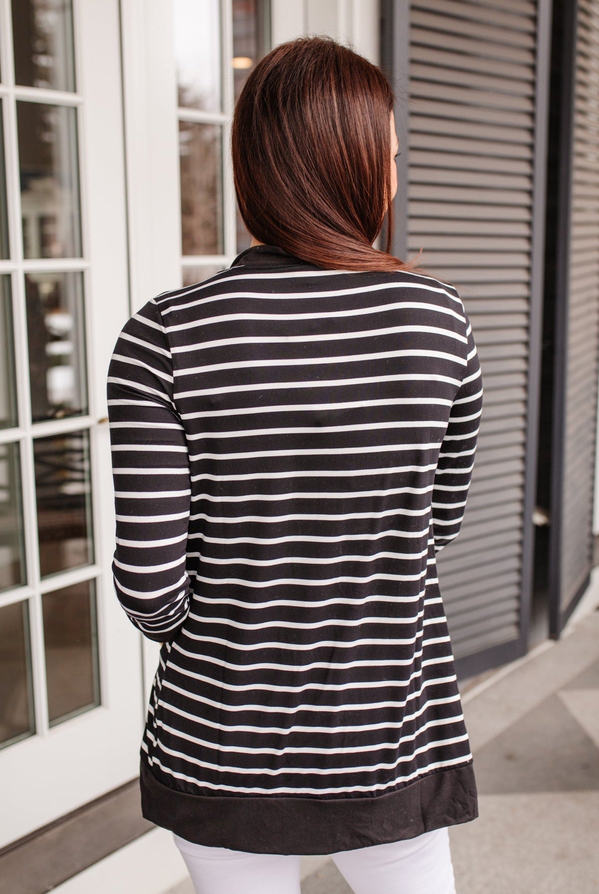 Have You Heard Cardigan in Black (Online Exclusive) - Uptown Boutique Ramona