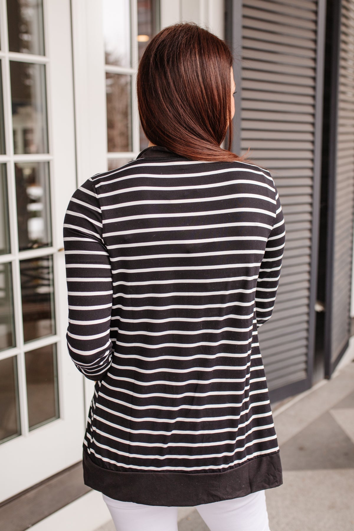 Have You Heard Cardigan in Black (Online Exclusive) - Uptown Boutique Ramona