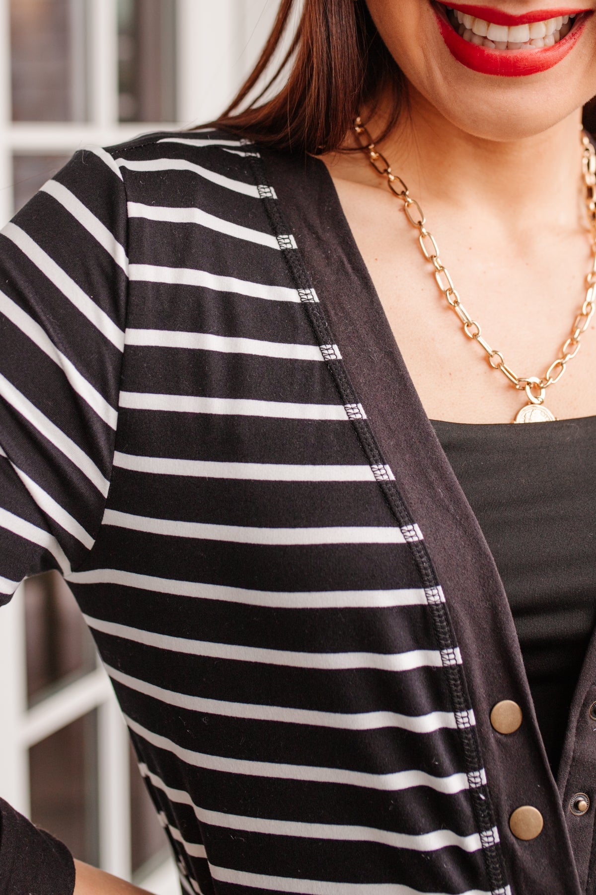 Have You Heard Cardigan in Black (Online Exclusive) - Uptown Boutique Ramona