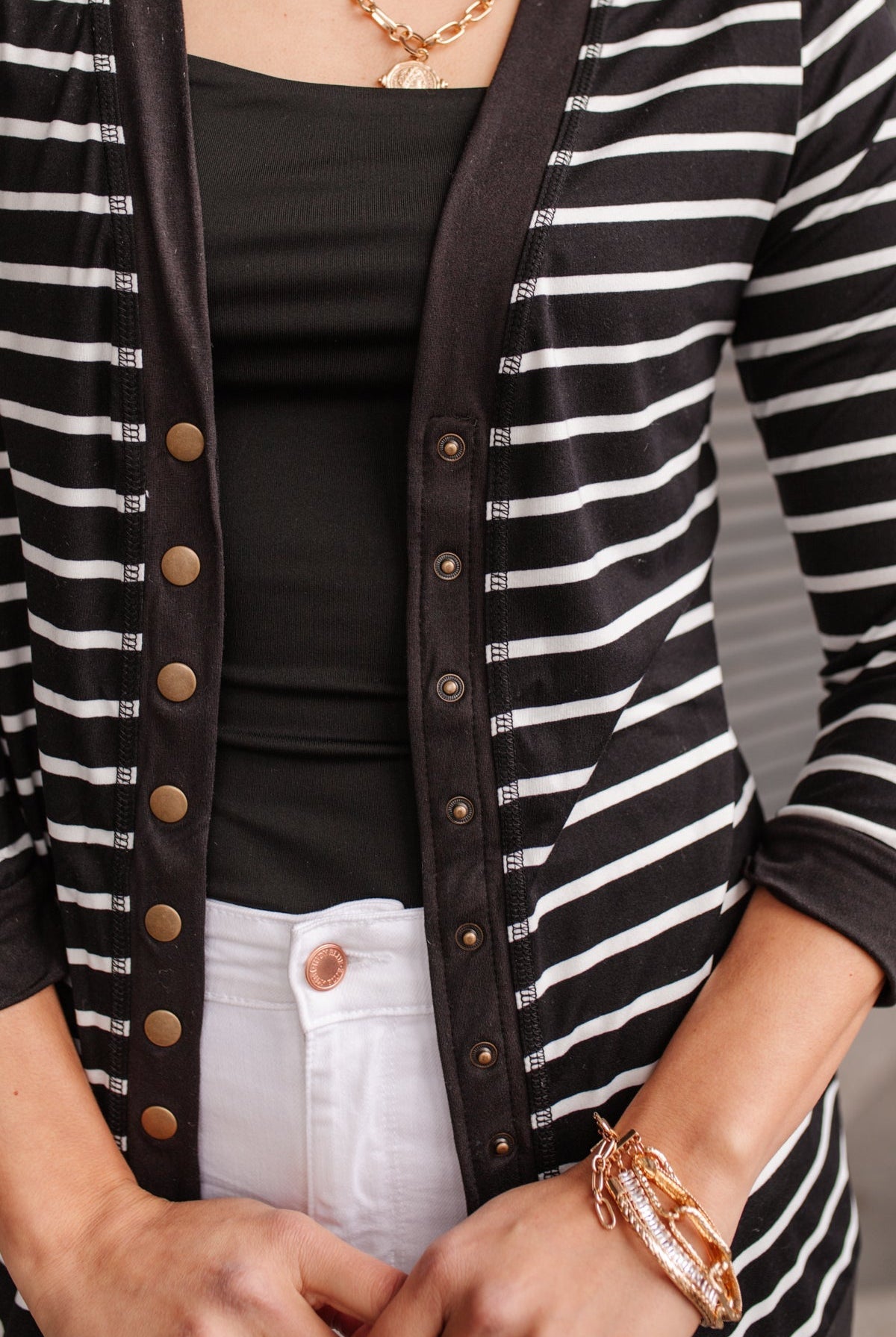 Have You Heard Cardigan in Black (Online Exclusive) - Uptown Boutique Ramona