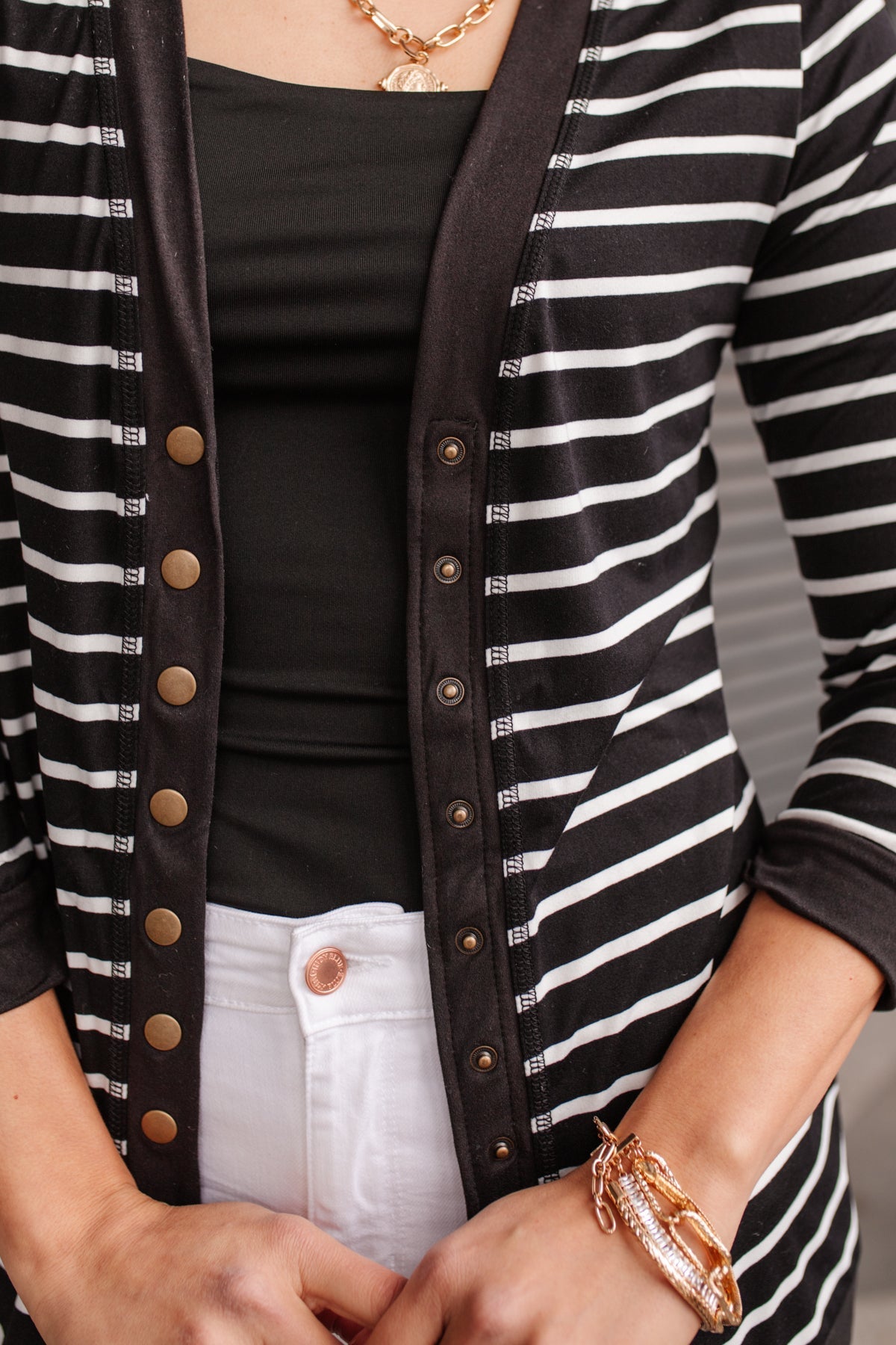 Have You Heard Cardigan in Black (Online Exclusive) - Uptown Boutique Ramona