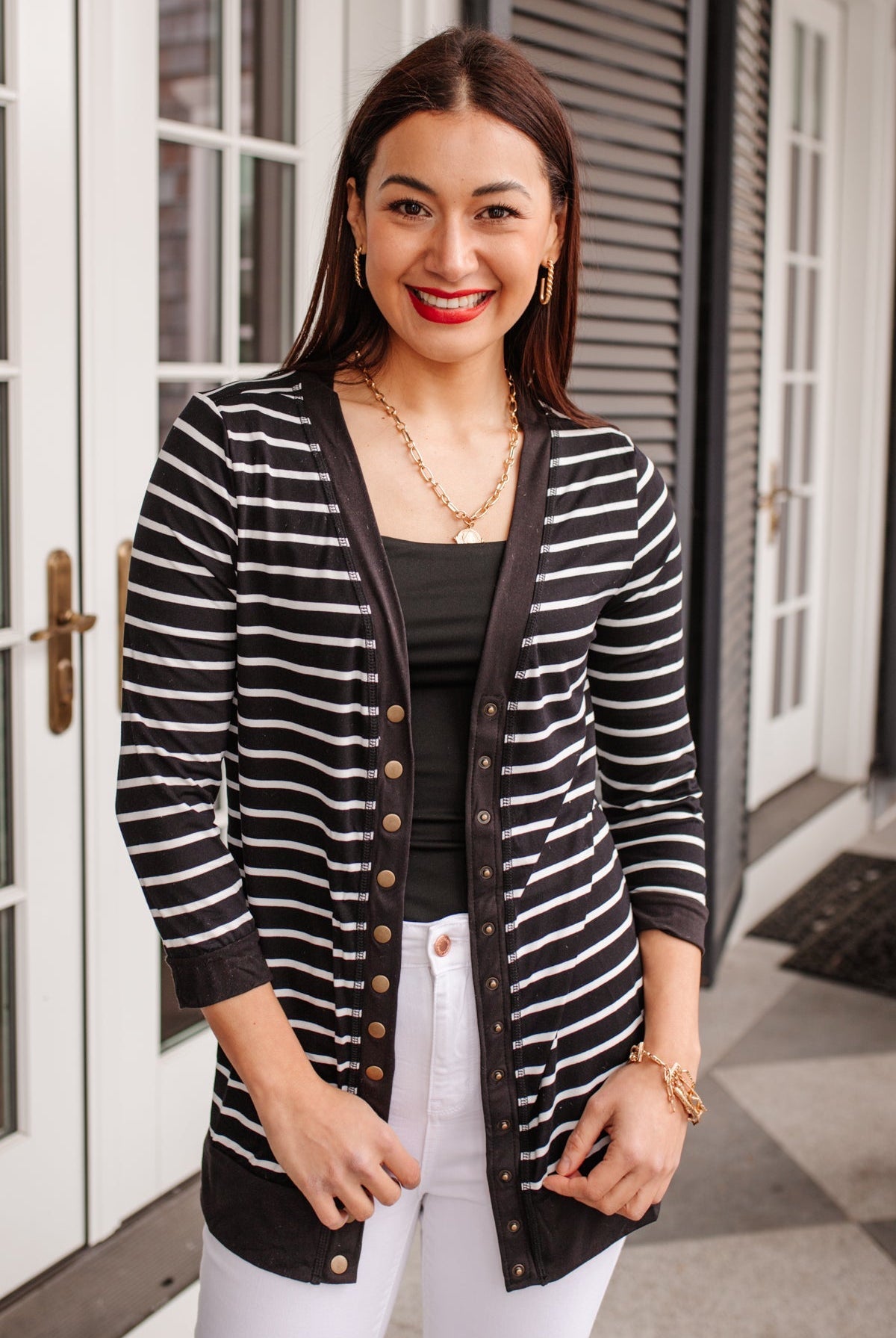 Have You Heard Cardigan in Black (Online Exclusive) - Uptown Boutique Ramona