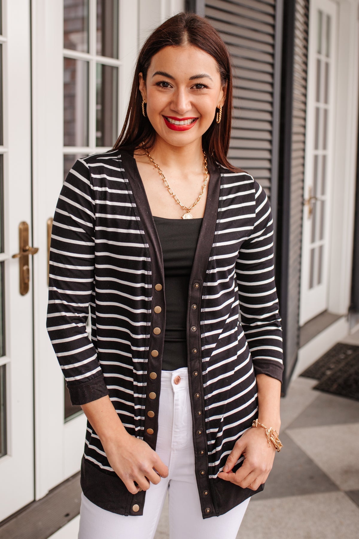 Have You Heard Cardigan in Black (Online Exclusive) - Uptown Boutique Ramona