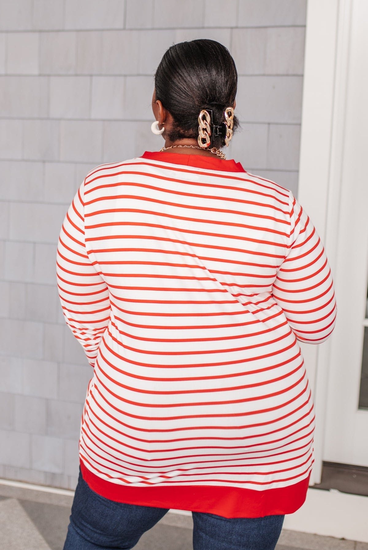 Have You Heard Cardigan in Red (Online Exclusive) - Uptown Boutique Ramona