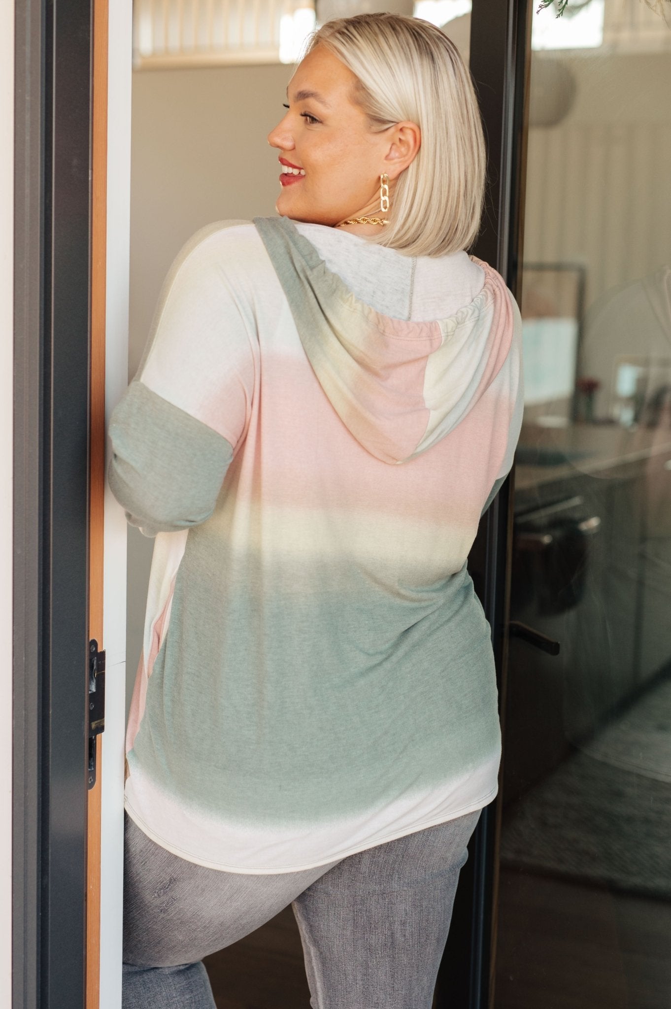 Hazy Horizon Ombre Hoodie (Online Exclusive) - Uptown Boutique Ramona