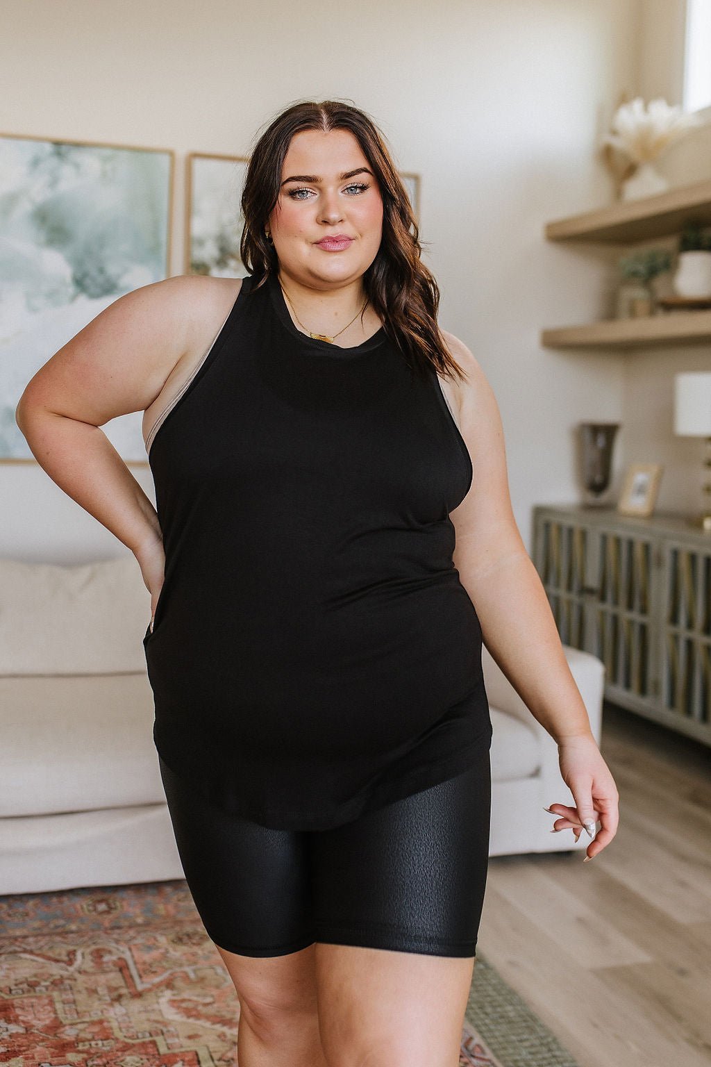 Here to Slay Tank in Black (Online Exclusive) - Uptown Boutique Ramona