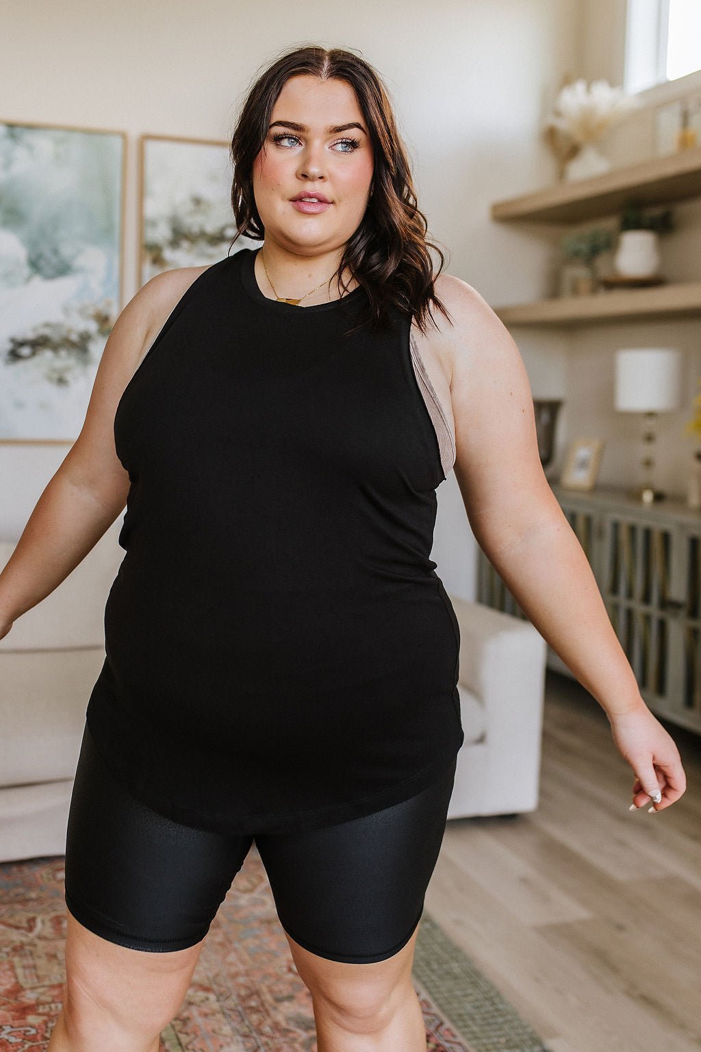 Here to Slay Tank in Black (Online Exclusive) - Uptown Boutique Ramona