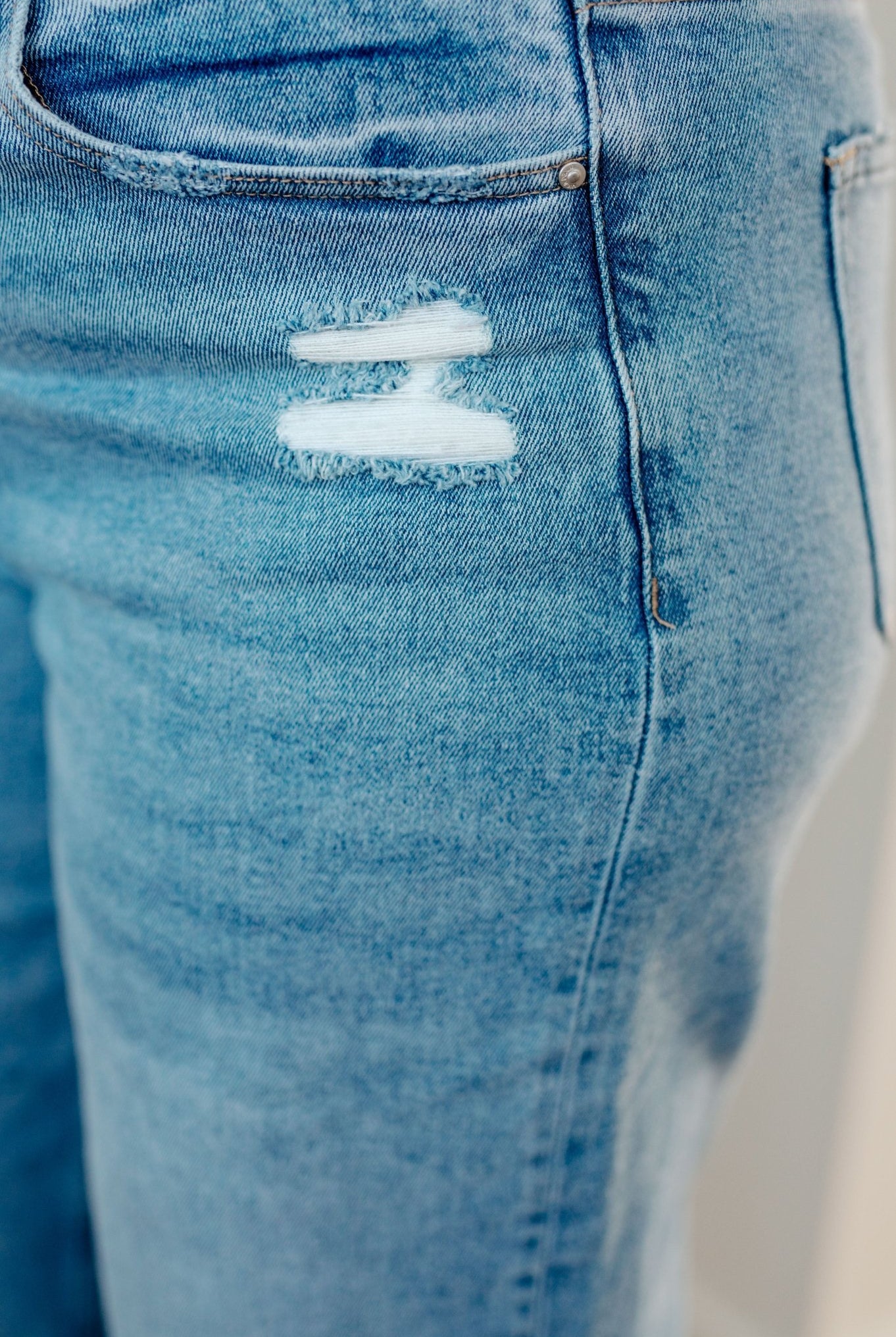 Hope High Rise Wide Leg Jeans (Online Exclusive) - Uptown Boutique Ramona