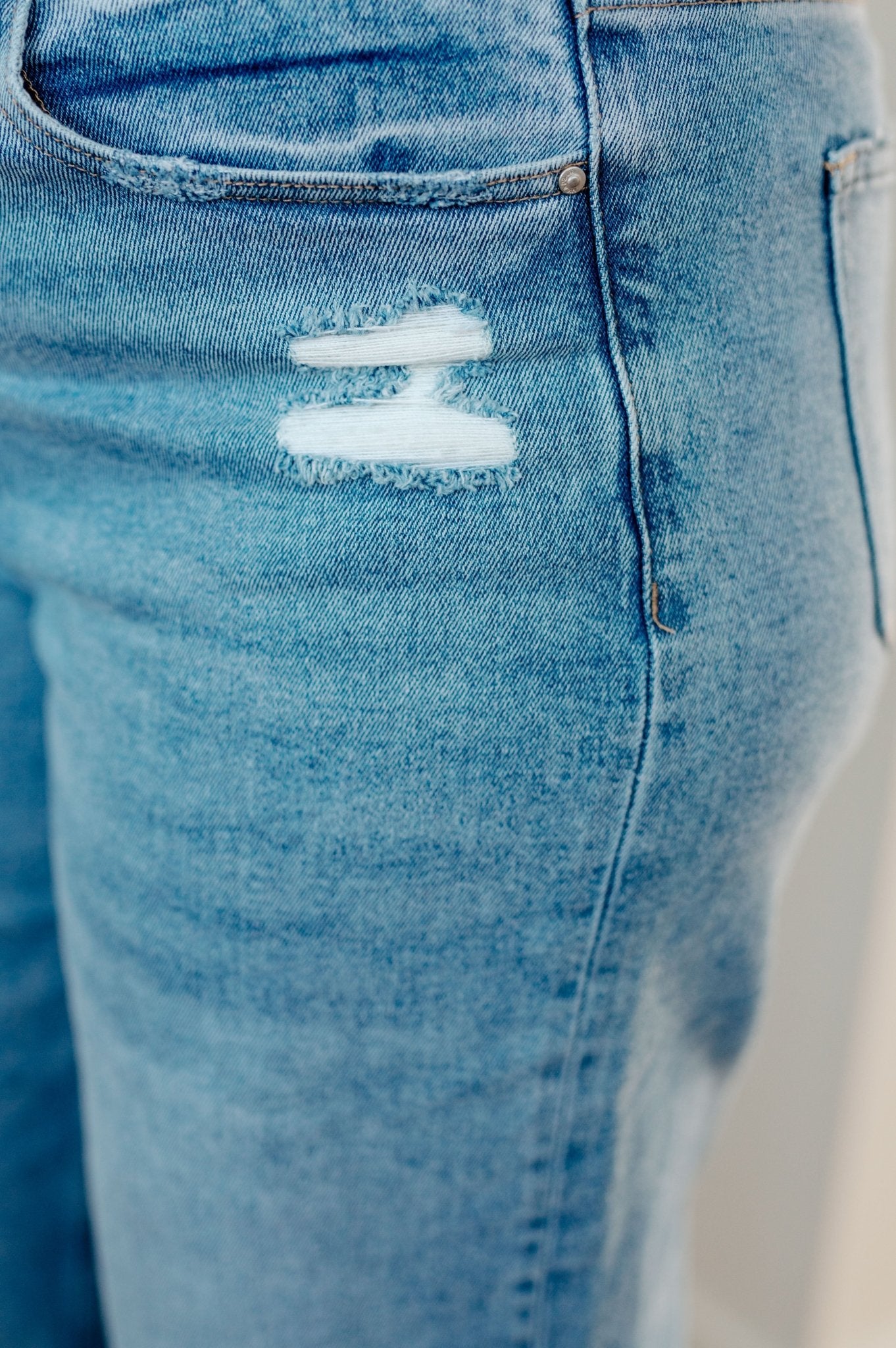 Hope High Rise Wide Leg Jeans (Online Exclusive) - Uptown Boutique Ramona