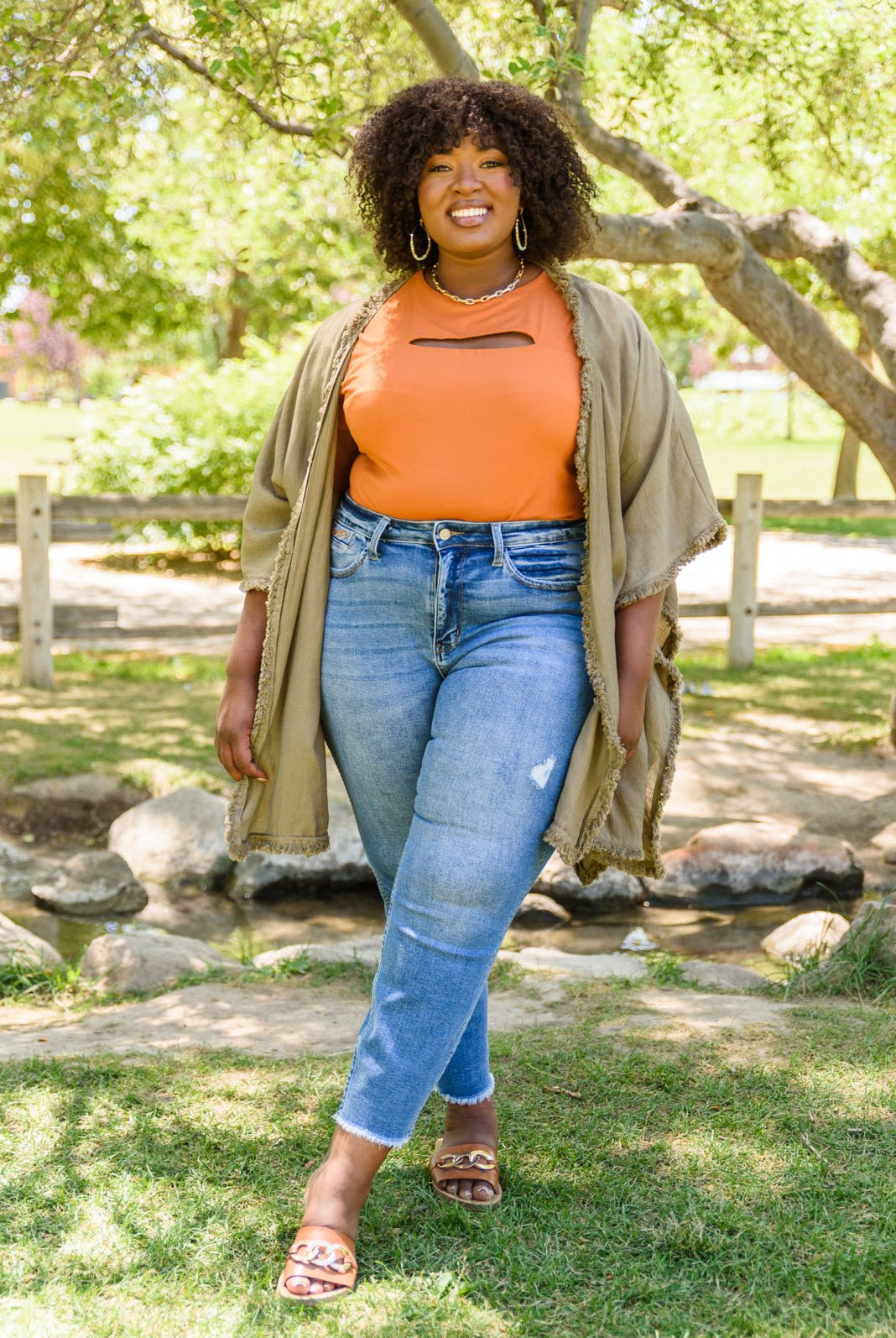 Howdy Embroidery Boyfriend Jeans (Online Exclusive) - Uptown Boutique Ramona