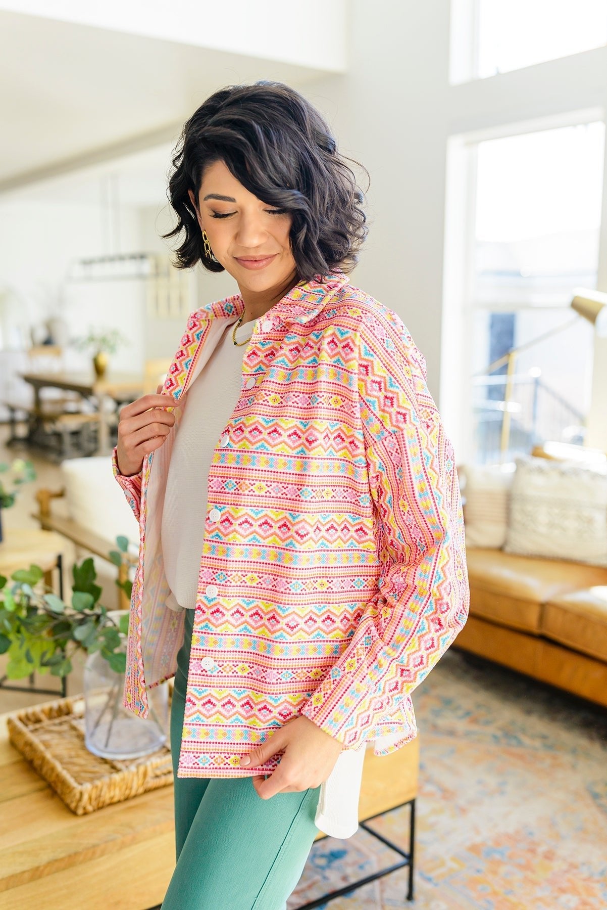 Imagine When Corduroy Button Down (Online Exclusive) - Uptown Boutique Ramona