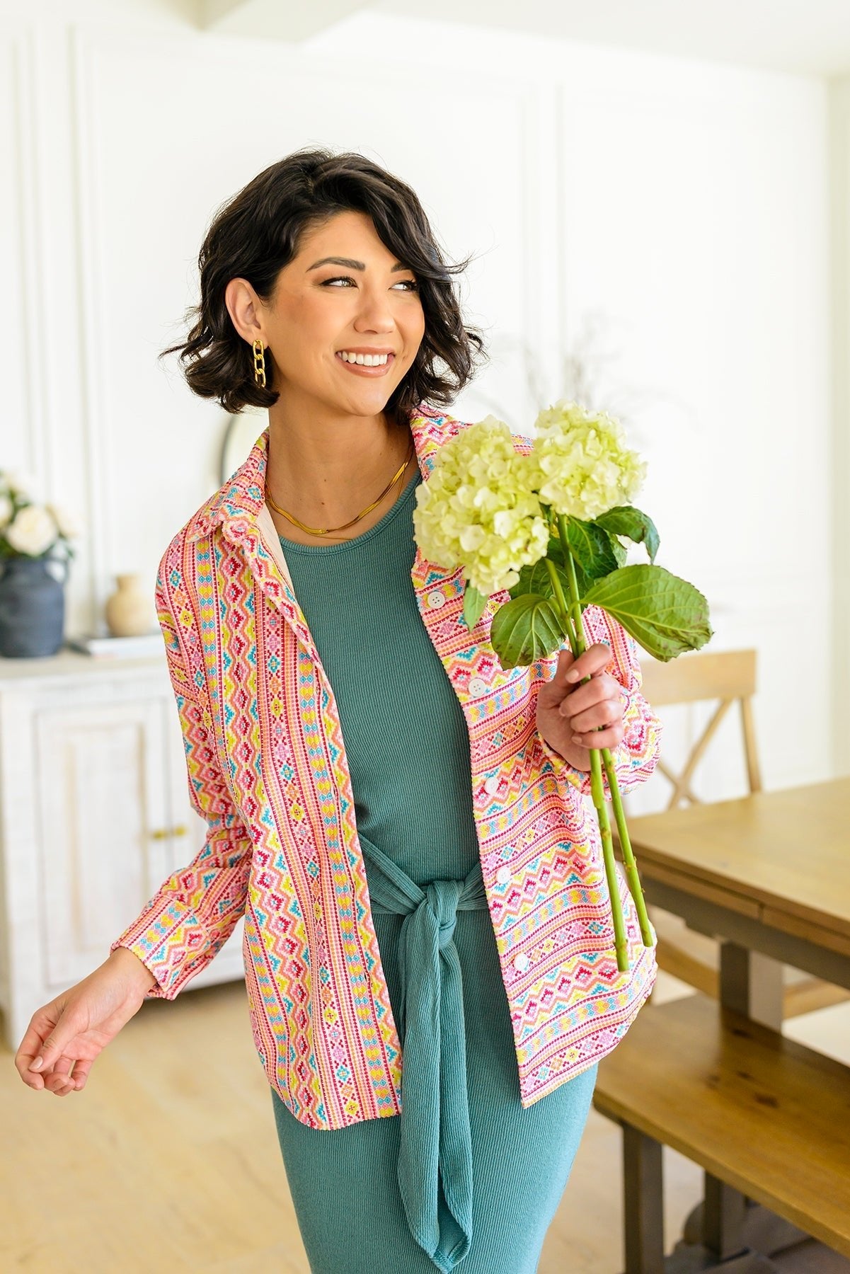 Imagine When Corduroy Button Down (Online Exclusive) - Uptown Boutique Ramona