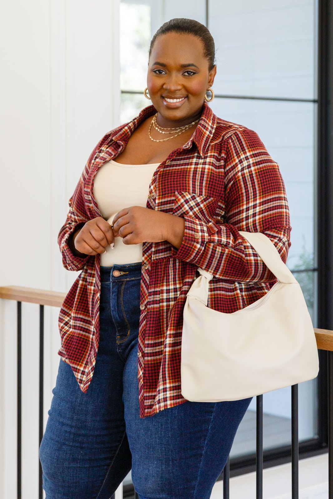 Keep Me Around Bodysuit in Beige (Online Exclusive) - Uptown Boutique Ramona