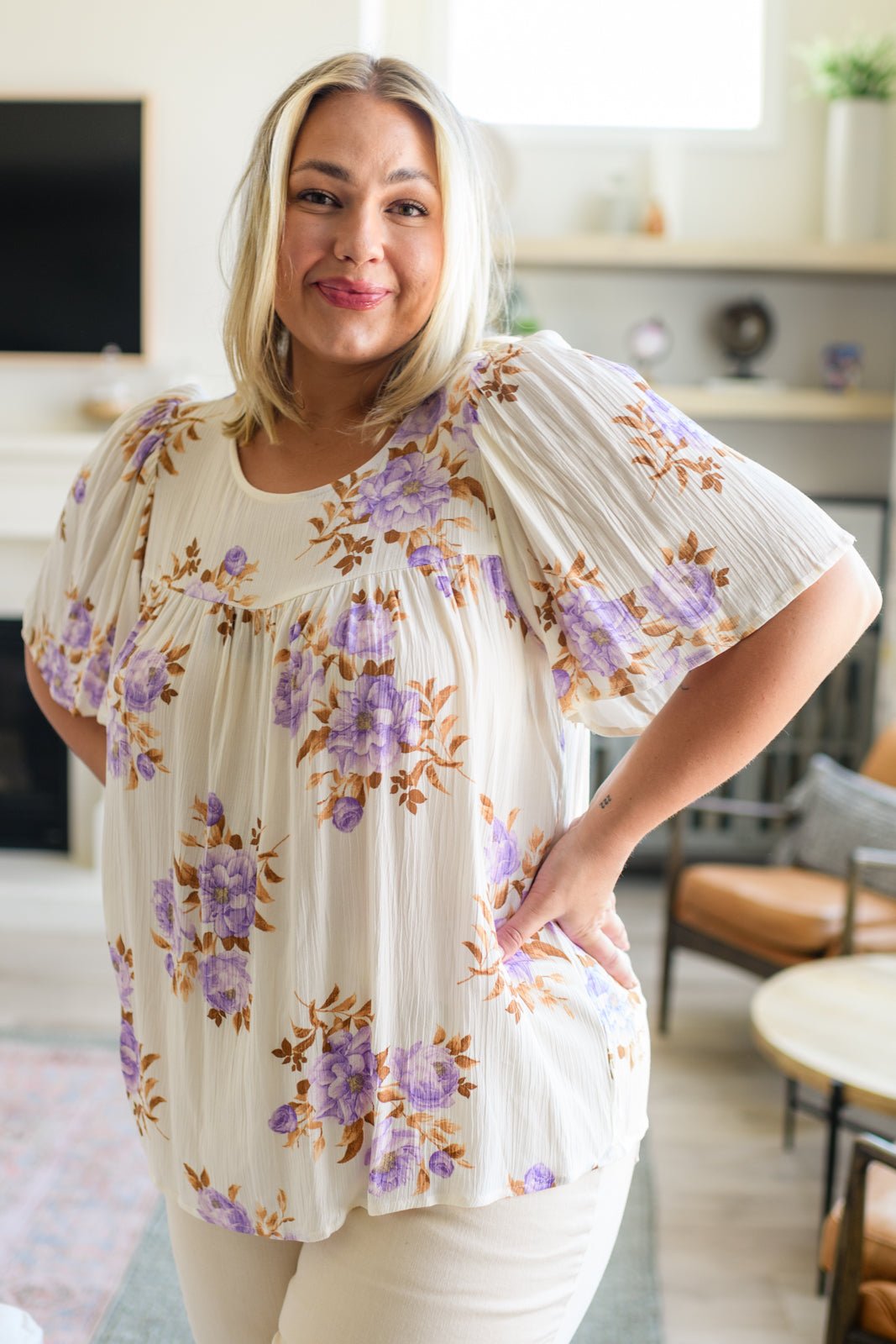 Lavender Haze Blouse (Online Exclusive) - Uptown Boutique Ramona