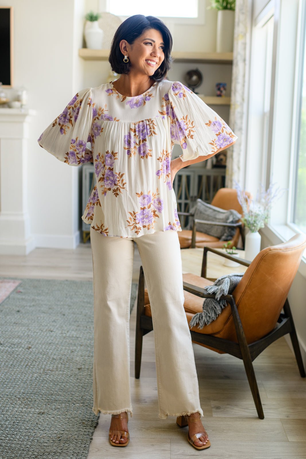 Lavender Haze Blouse (Online Exclusive) - Uptown Boutique Ramona