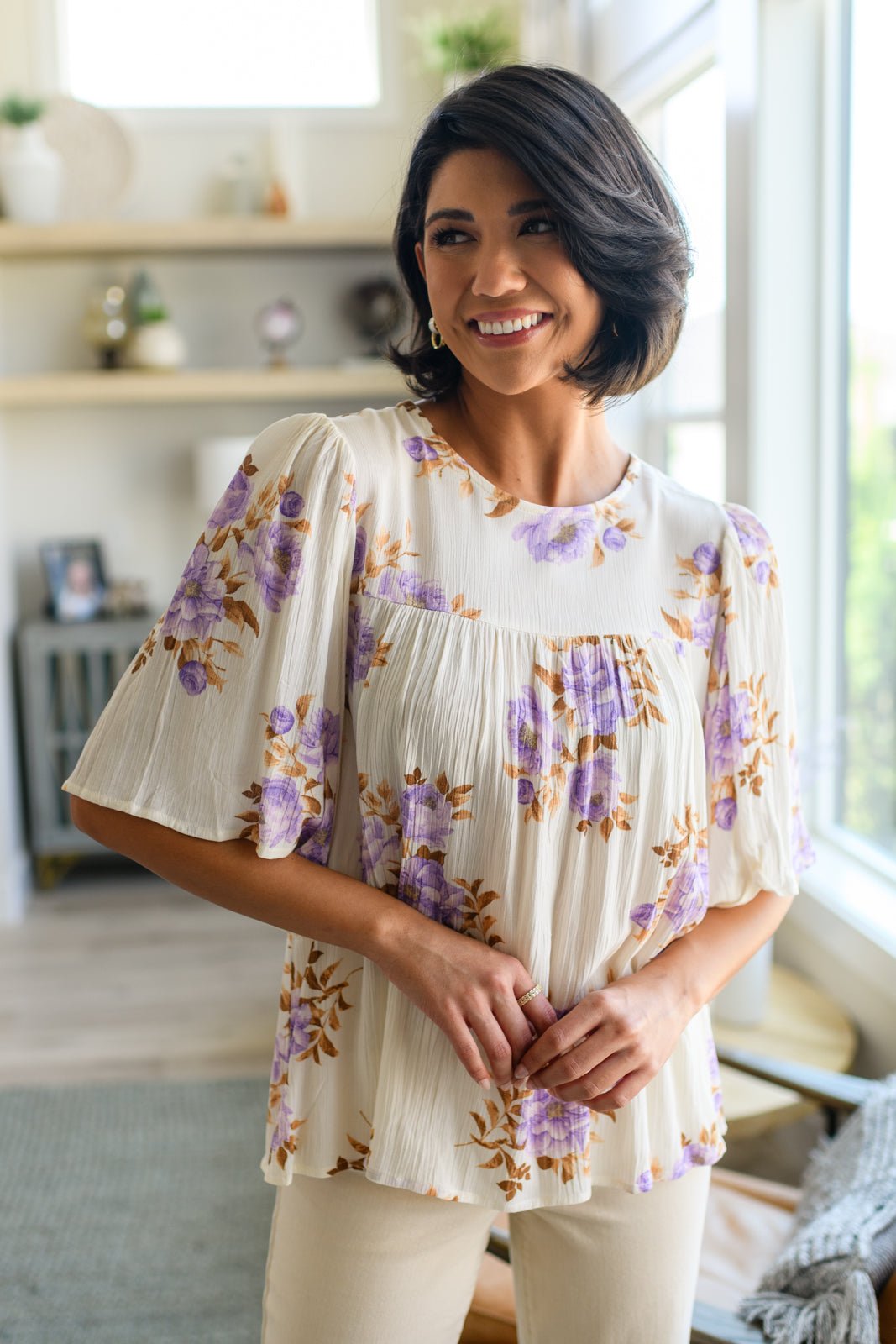 Lavender Haze Blouse (Online Exclusive) - Uptown Boutique Ramona