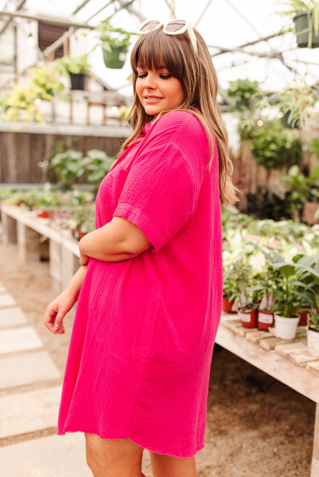 Lively Spirit Button Up (Online Exclusive) - Uptown Boutique Ramona