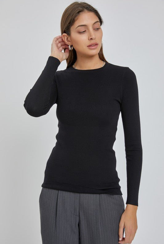 Make Your Choice Ribbed Tee - Uptown Boutique Ramona