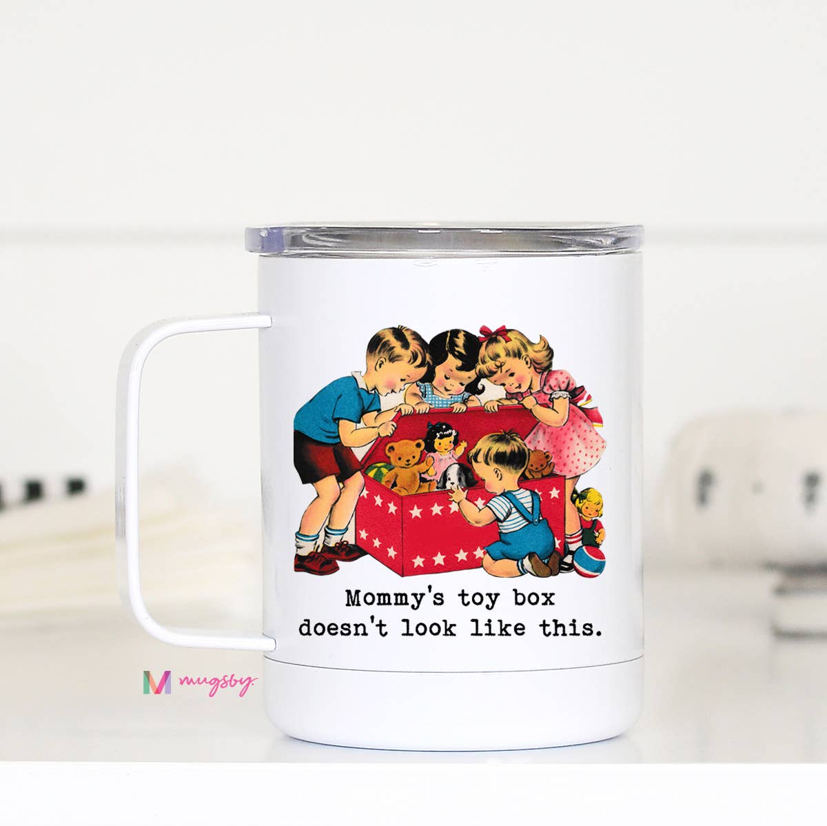 Mommy's Toy Box Travel Cup - Uptown Boutique Ramona