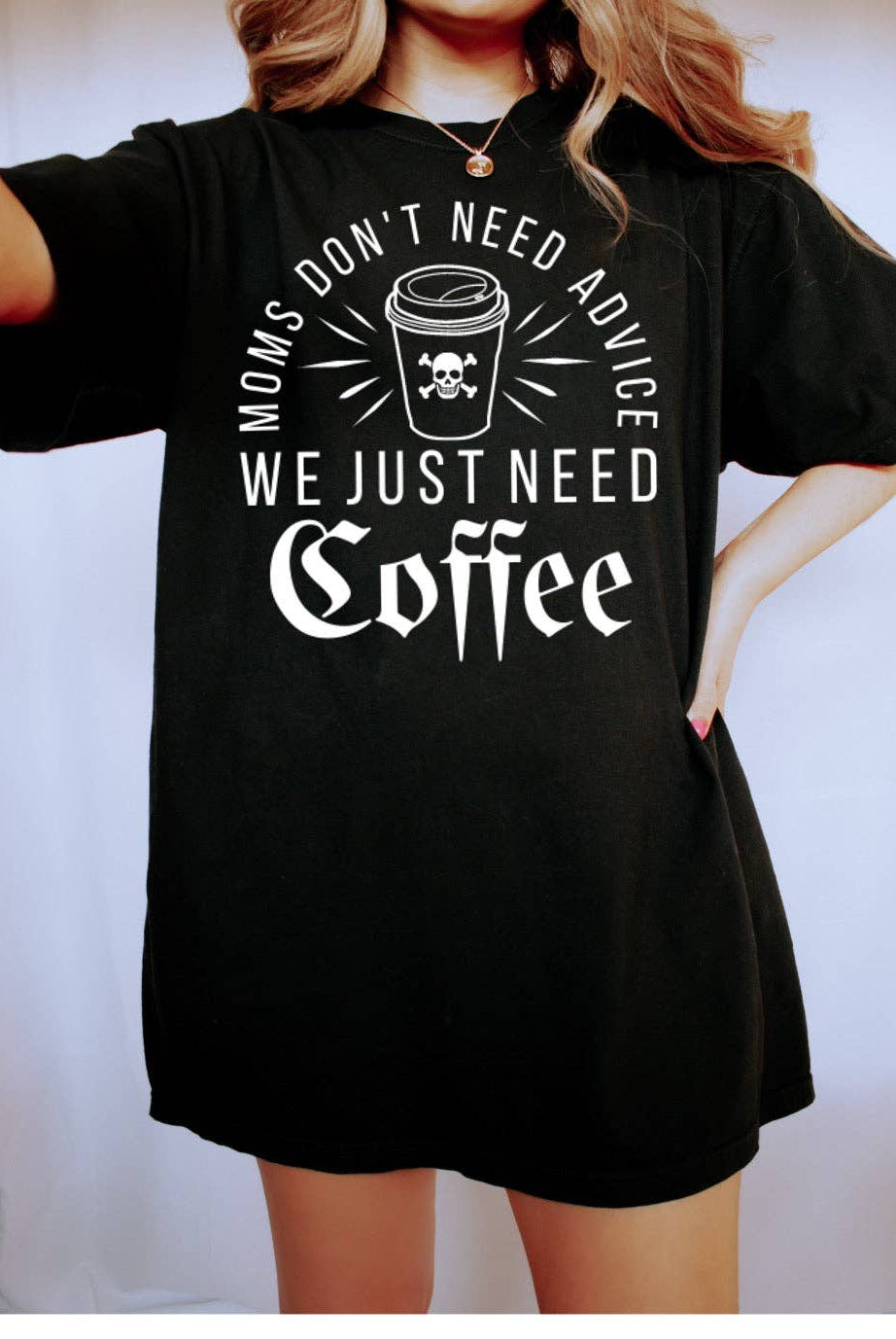 Moms Need Coffee Tee - Uptown Boutique Ramona