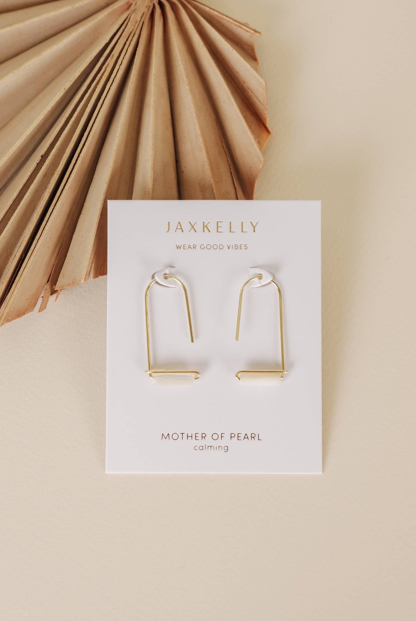 Mother of Pearl Drop Earring - Uptown Boutique Ramona
