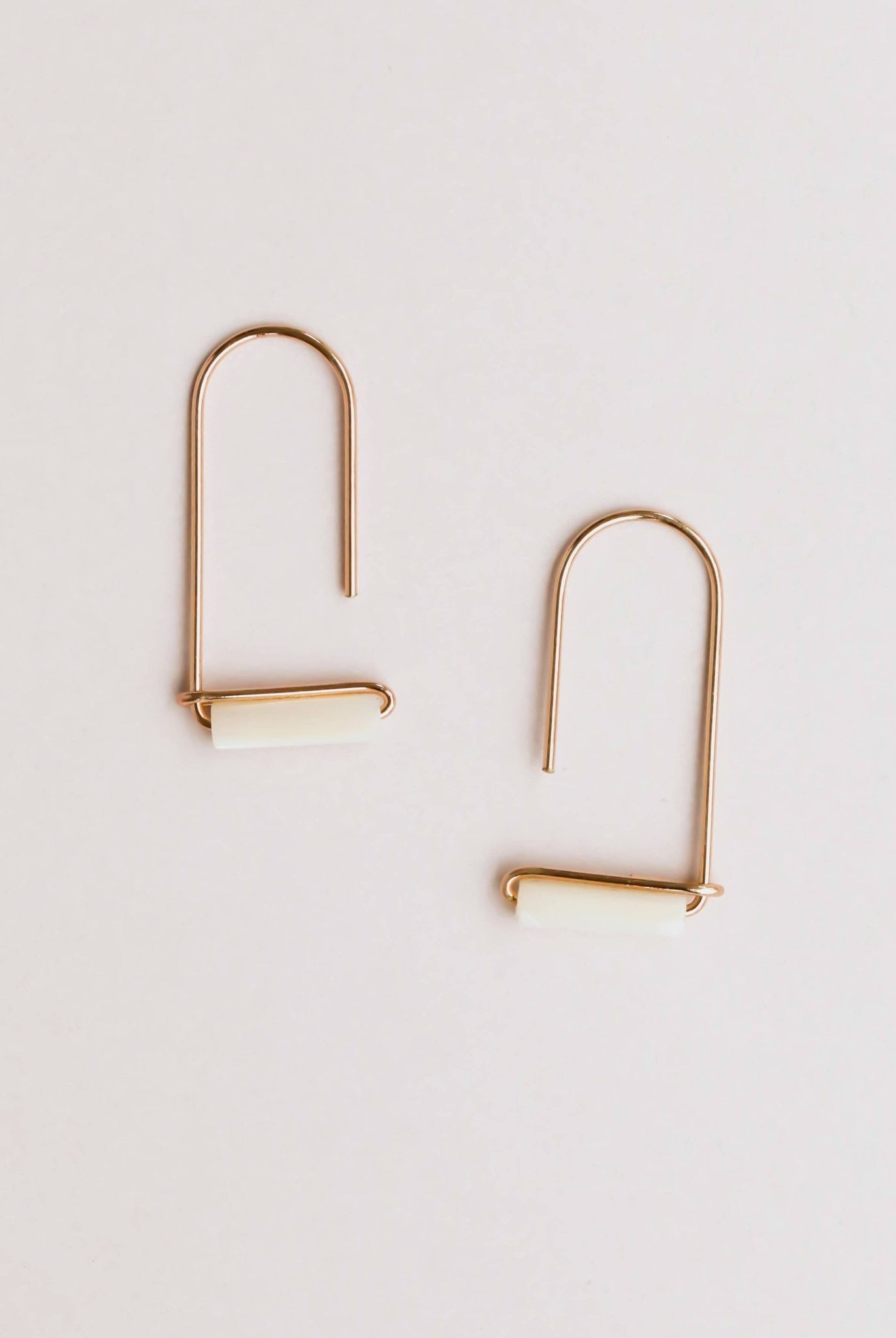 Mother of Pearl Drop Earring - Uptown Boutique Ramona