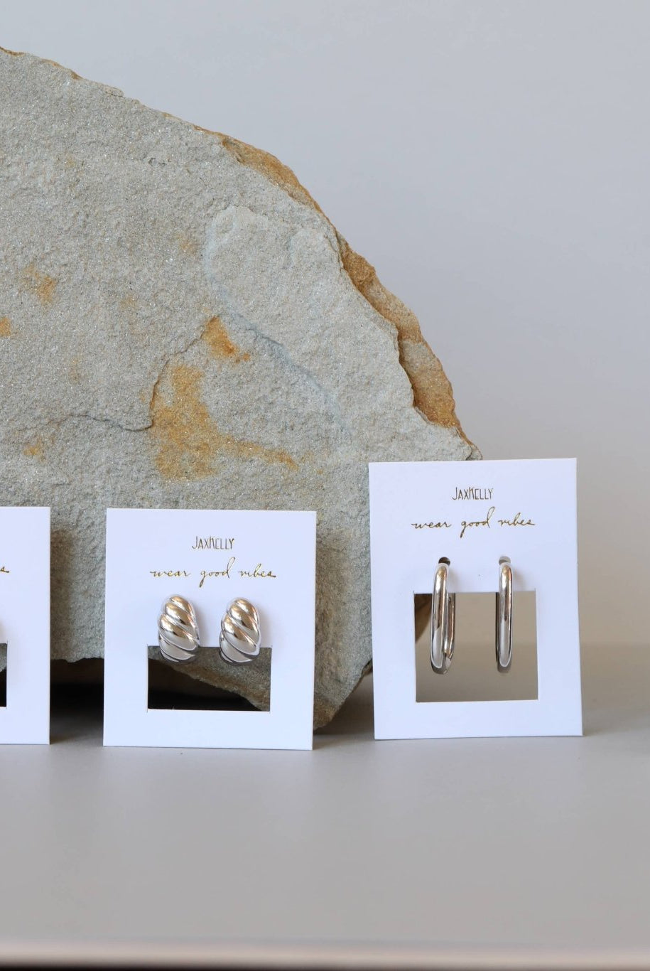 Pavé Silver Hoop Earring - Uptown Boutique Ramona