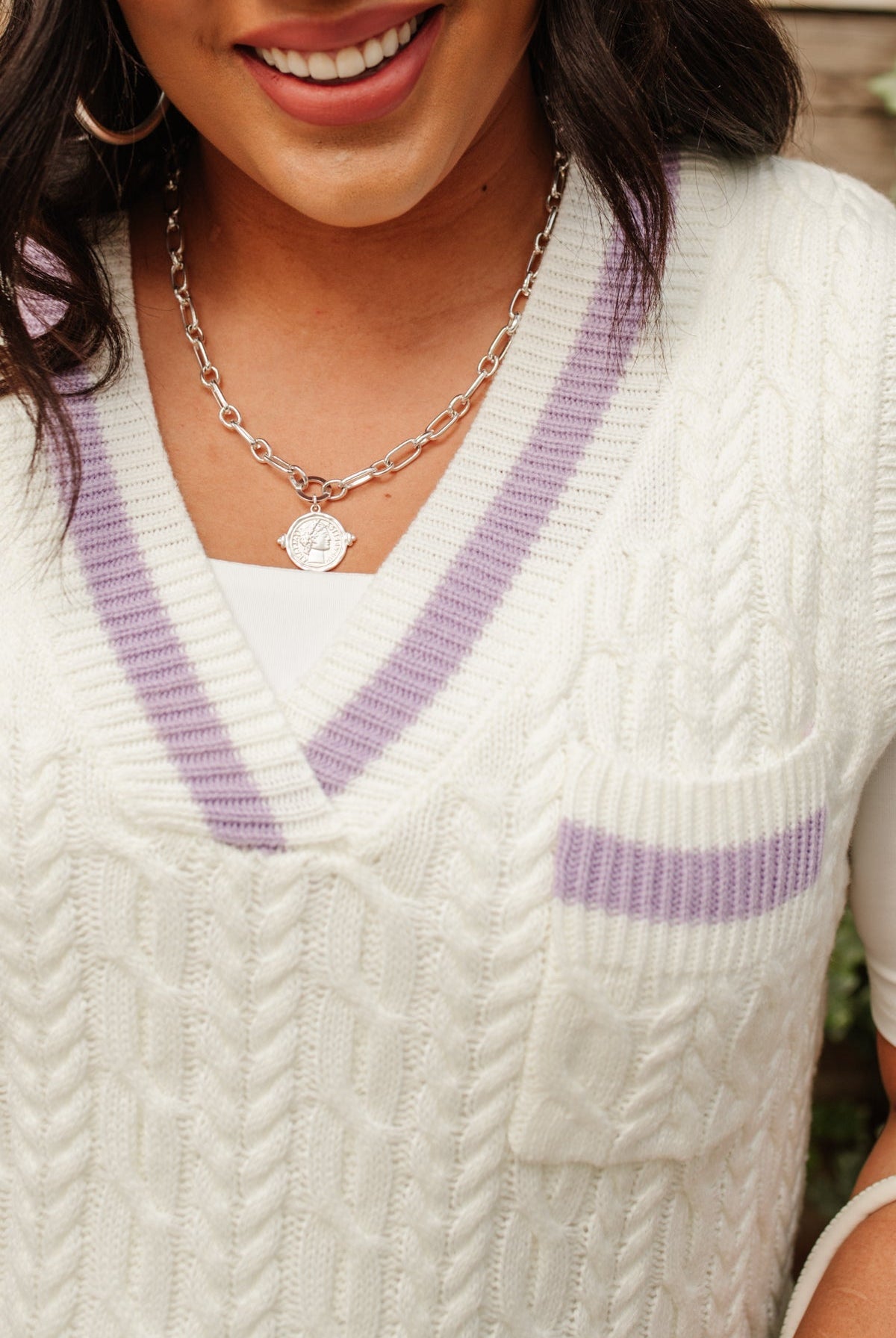 Power Girl Sweater Vest (Online Exclusive) - Uptown Boutique Ramona
