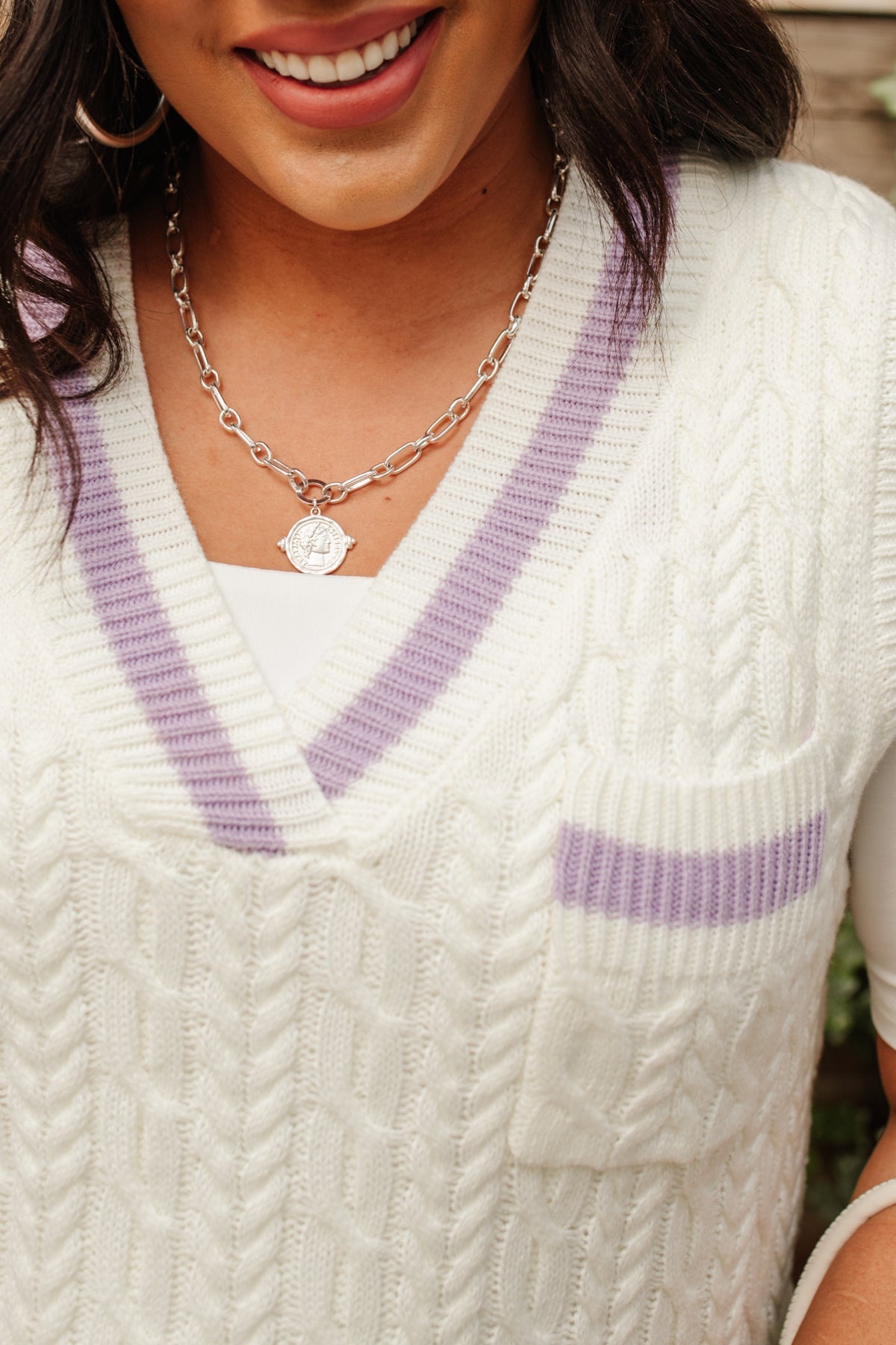 Power Girl Sweater Vest (Online Exclusive) - Uptown Boutique Ramona