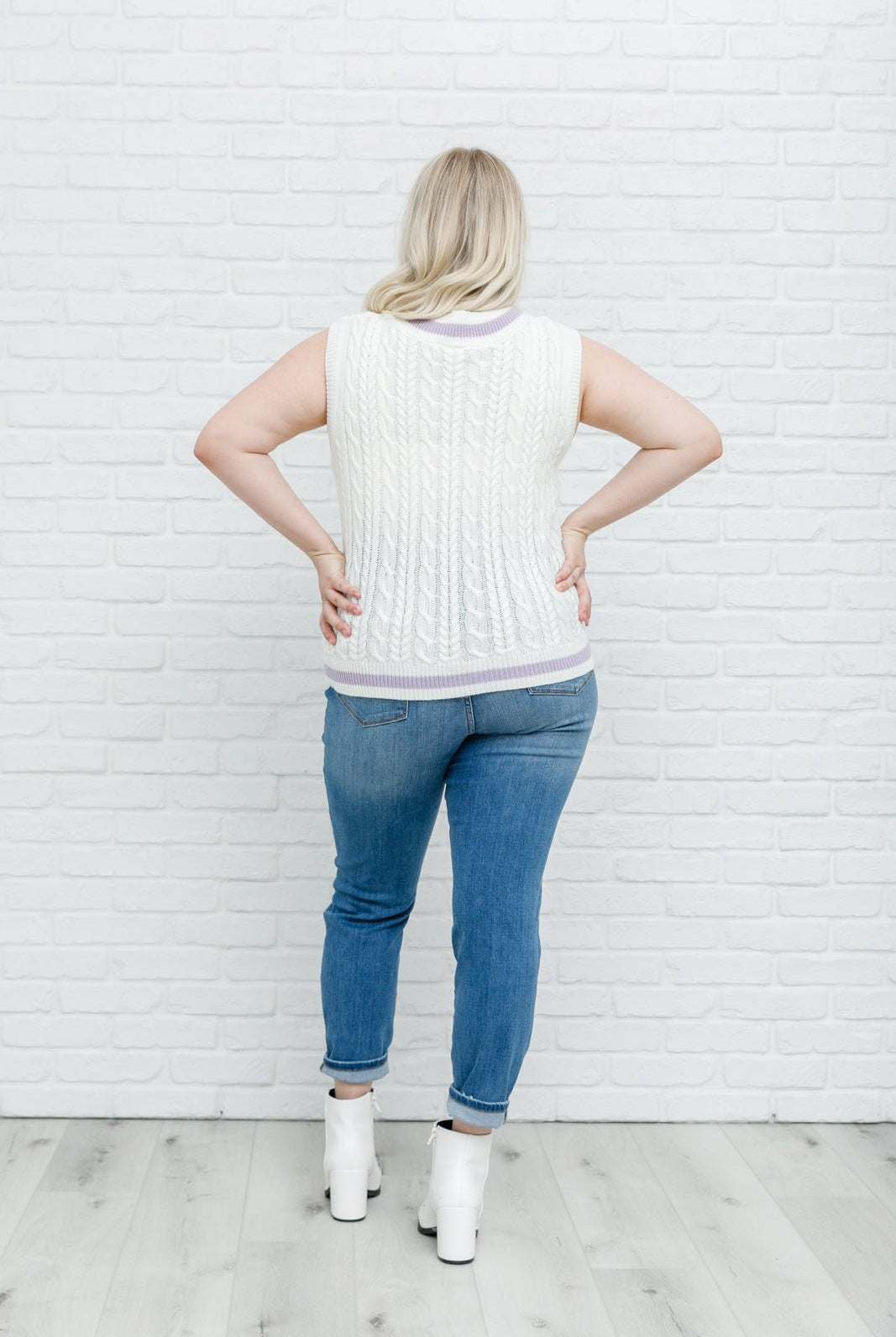 Power Girl Sweater Vest (Online Exclusive) - Uptown Boutique Ramona